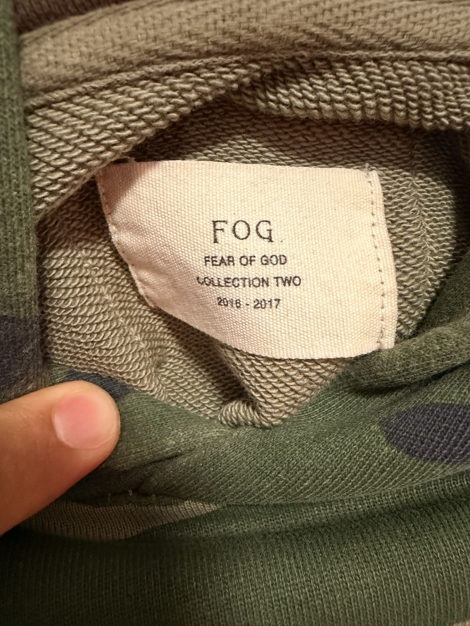 Fear of God Fear of God Collection Two Hoodie 'Camo' Size US S / EU 44-46 / 1 - 3 Thumbnail