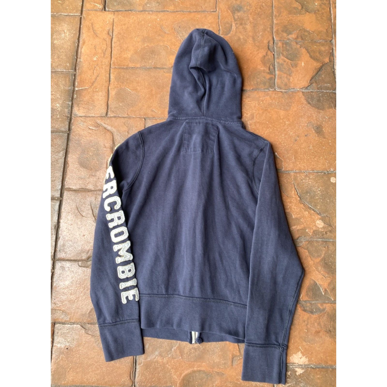Abercrombie & Fitch VINTAGE Abercrombie & Fitch Muscle Zip Up Hoodie Men Small Gray Logo 00s Size US S / EU 44-46 / 1 - 3 Thumbnail