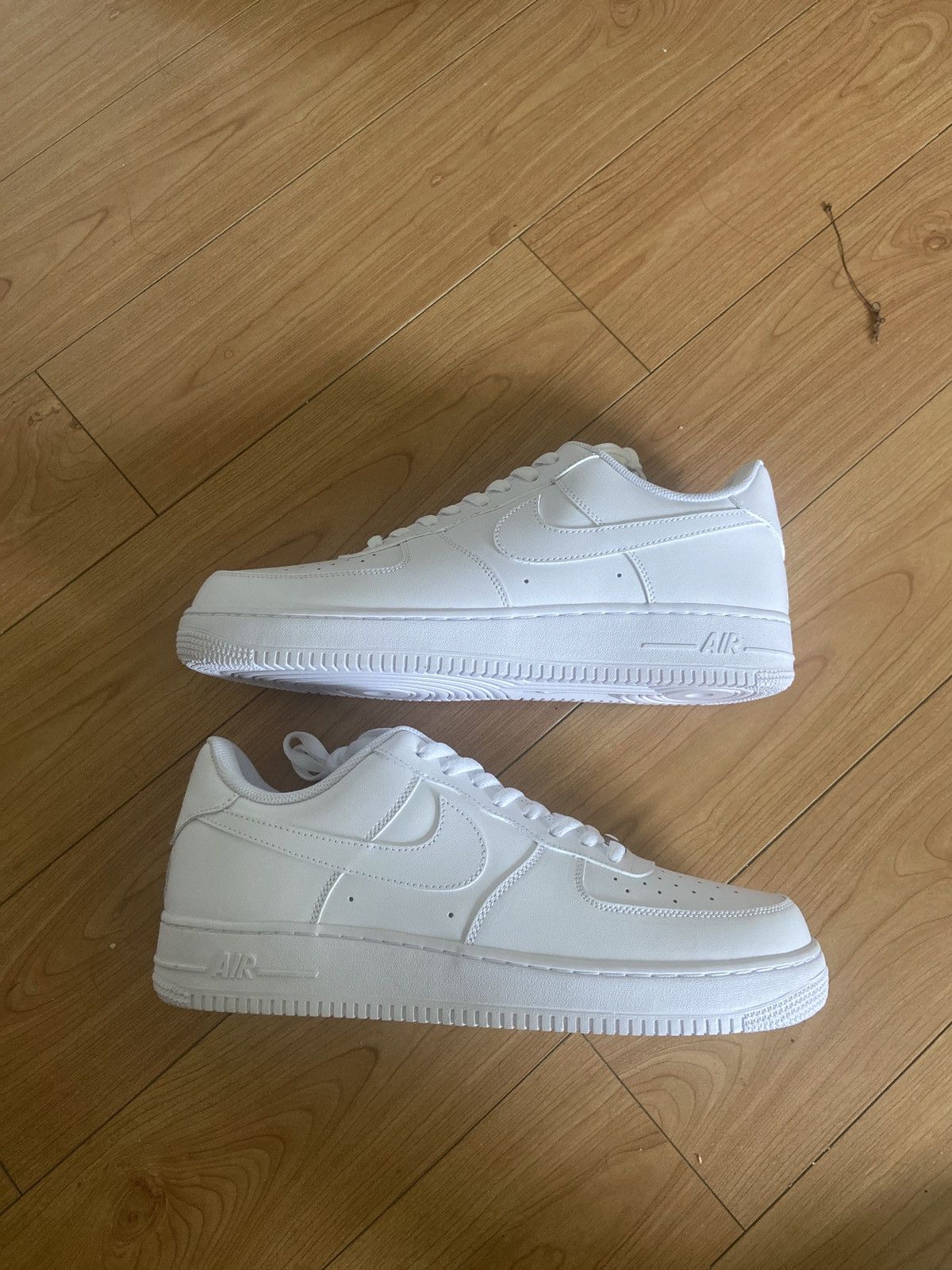 Nike ALL WHITE 07 AIRFORCES Size US 13 / EU 46 - 1 Thumbnail