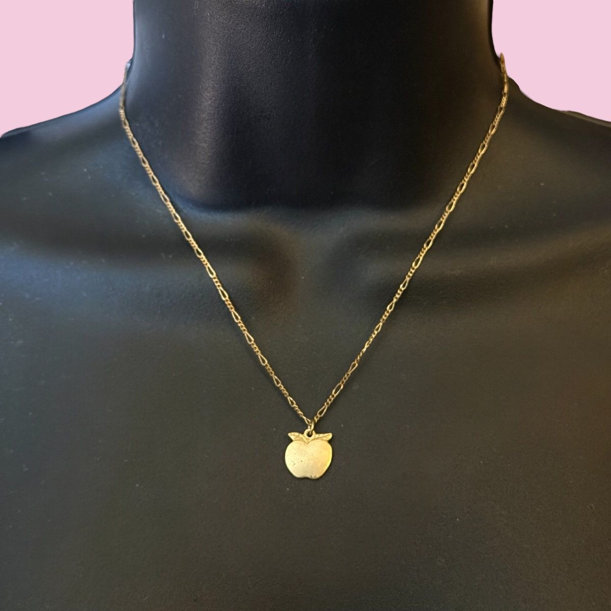 Other Gold tone apple pendant necklace Size ONE SIZE - 1 Thumbnail