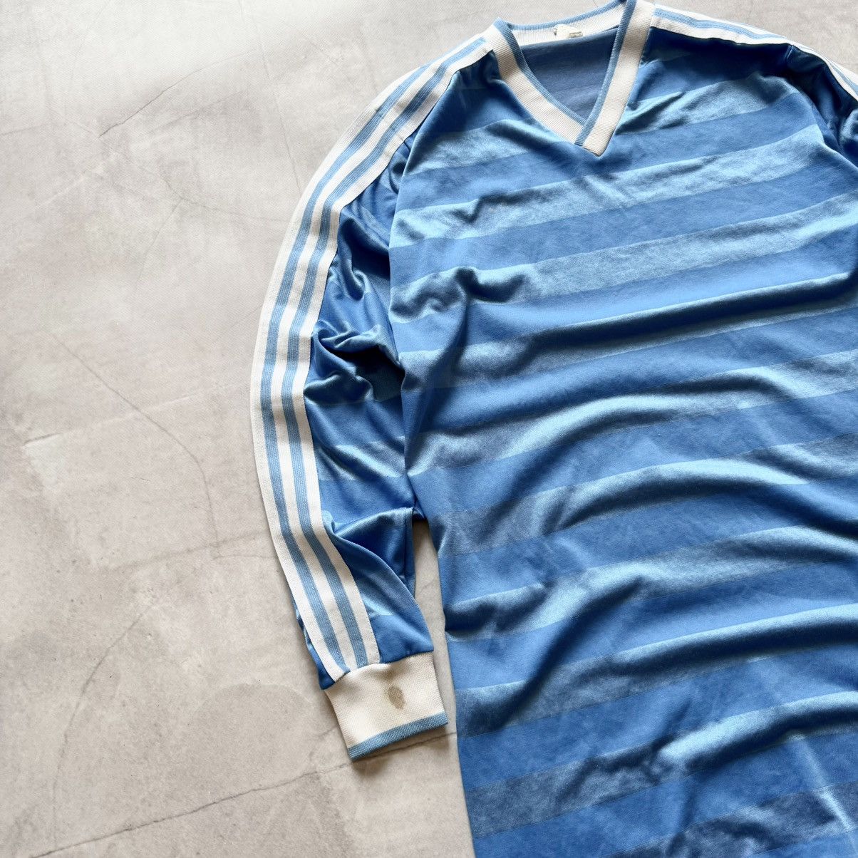 Adidas 80s Adidas West Germany Stripped Longsleeve Football Jersey Size US M / EU 48-50 / 2 - 3 Thumbnail