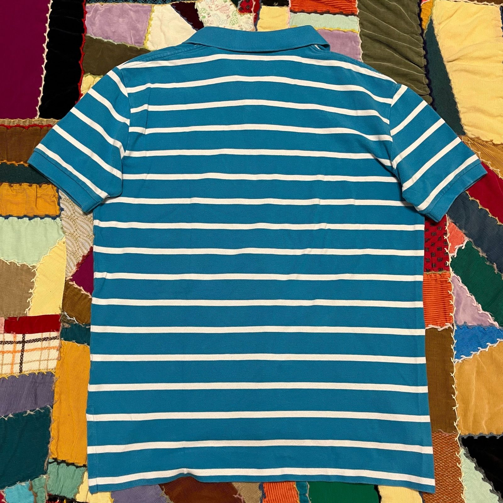 Polo Ralph Lauren Polo Ralph Lauren Red Pony Blue/White Striped Polo Shirt L Size US L / EU 52-54 / 3 - 2 Thumbnail