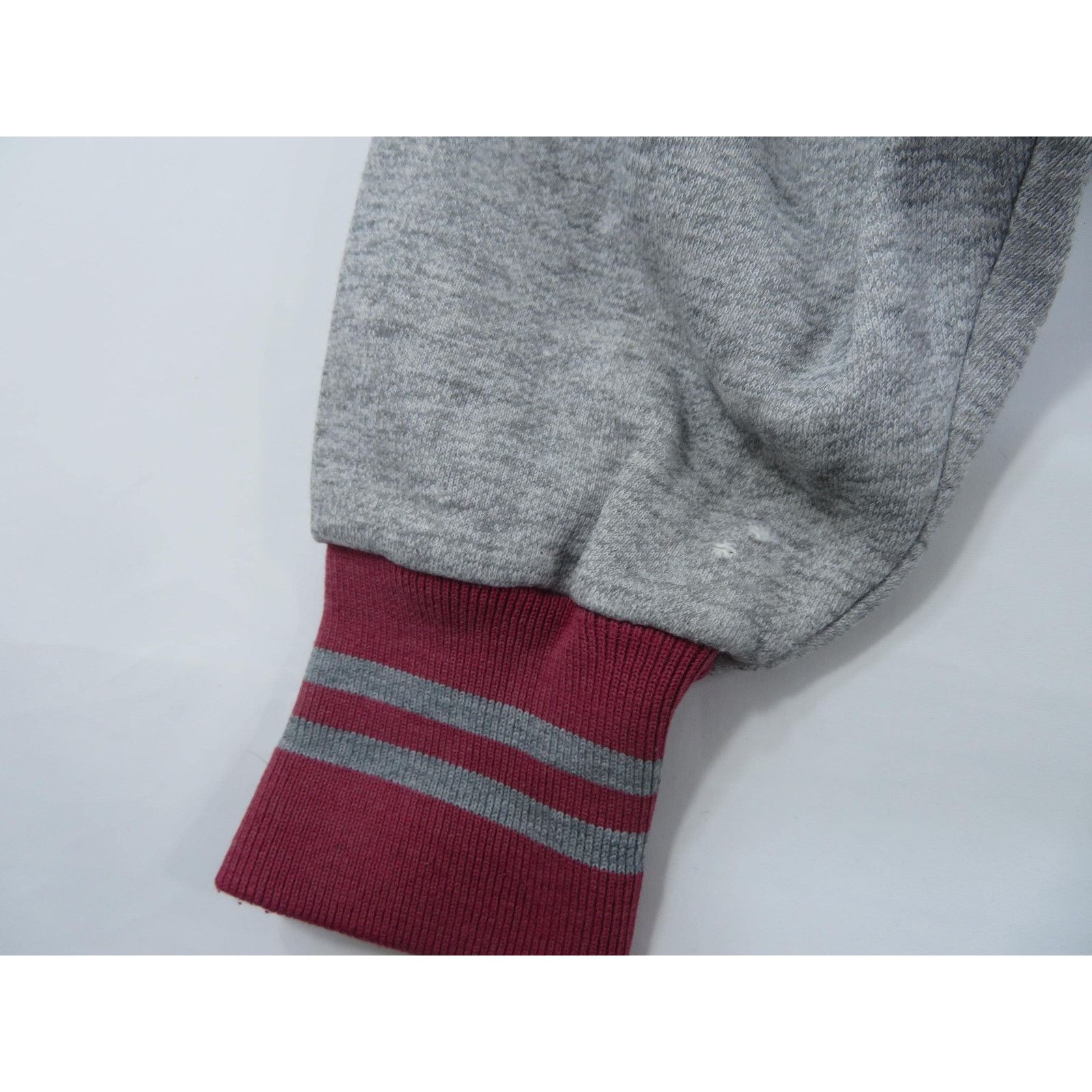 Other Flore Brand Sweatshirt Gray Maroon Henley Collar Sz M-L? 90s Size US L / EU 52-54 / 3 - 5 Thumbnail