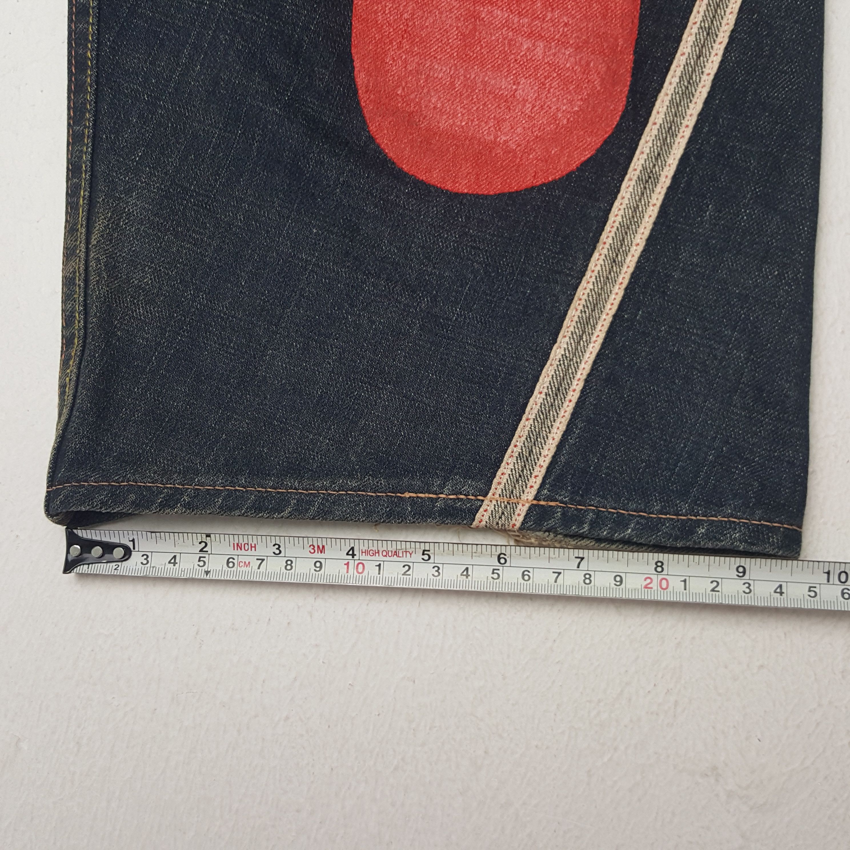 Evisu × Vintage Vintage Evisu Japan Selvedge Style Custom Daicock Denim Size US 36 / EU 52 - 11 Thumbnail