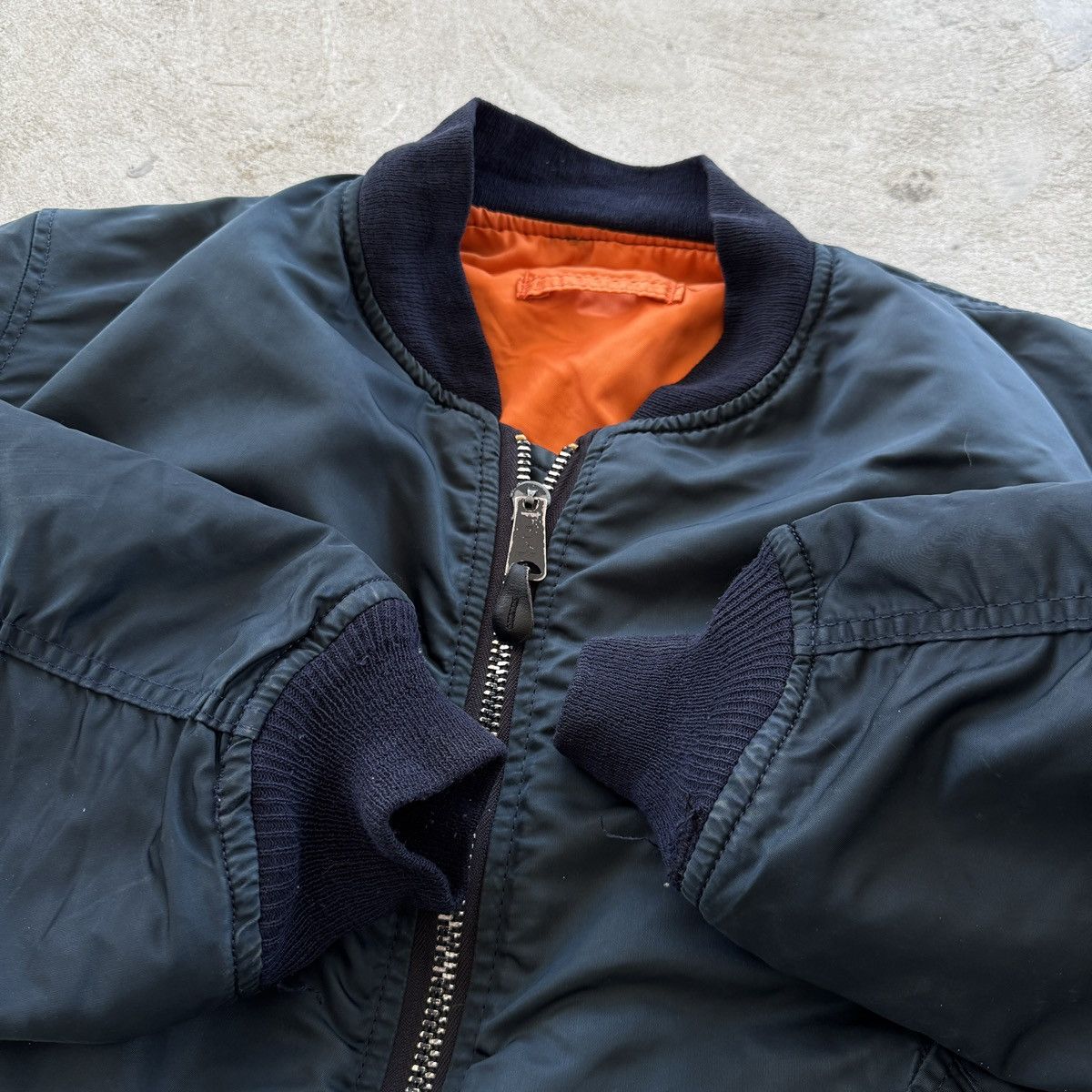 Alpha Industries 90s Alpha Industries Intermediate Baggy Bomber Jacket Y2K Size US XL / EU 56 / 4 - 4 Thumbnail
