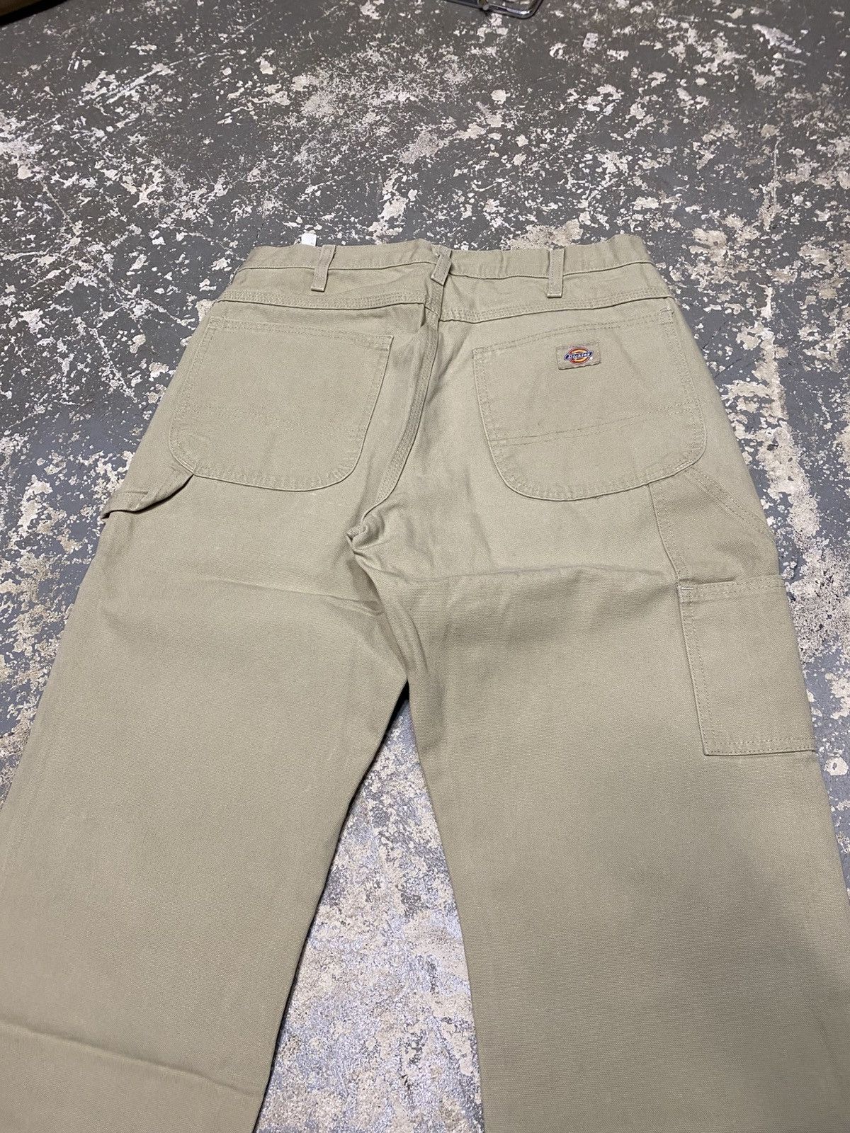 Carhartt × Dickies × Vintage Vintage Dickies Tan Cream Carpenter Baggy Fit Pants Size US 32 / EU 48 - 8 Thumbnail