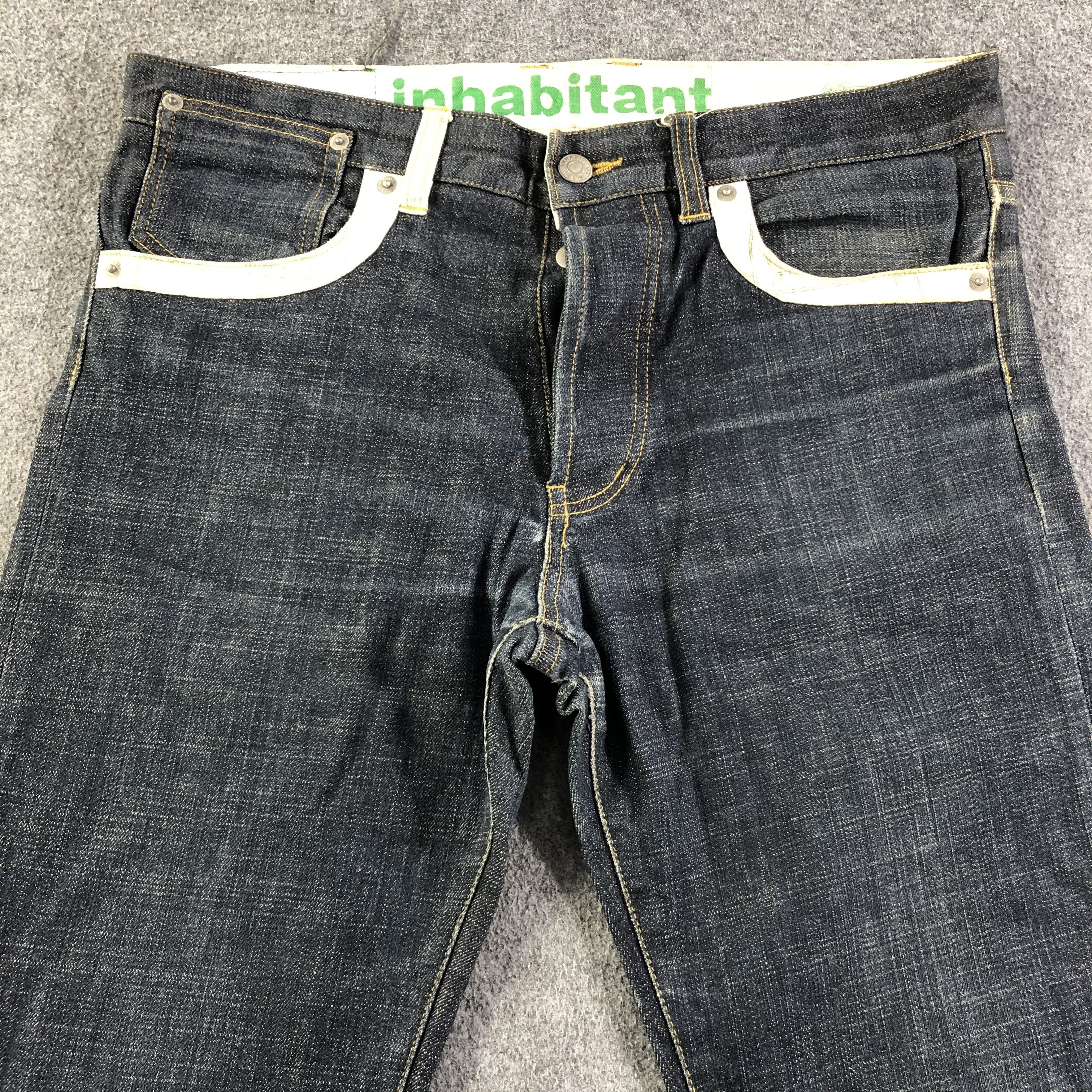 Japanese Brand Japanese Brand Inhabitant Jeans Blue Denim -J2745 Size US 34 / EU 50 - 3 Thumbnail