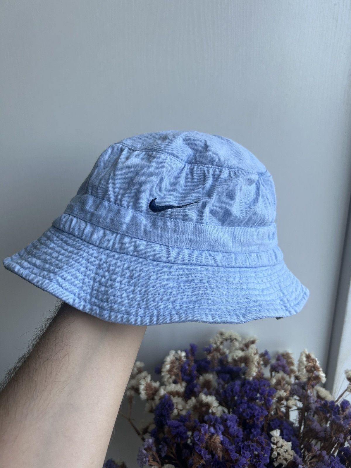 Nike × Vintage Vintage Nike Panama hats cap y2k swoosh Size 26 - 7 Thumbnail