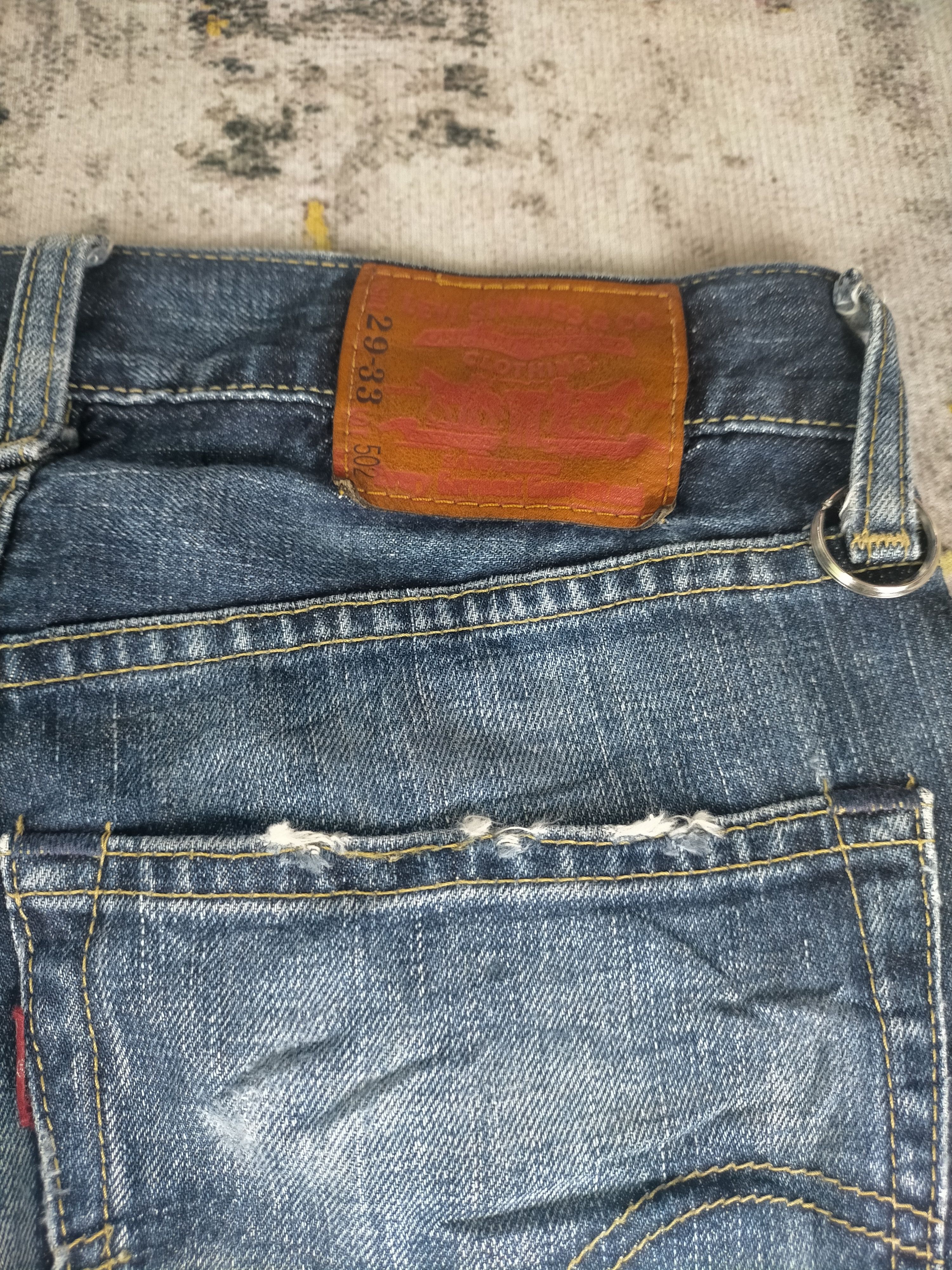 Levi's Vintage Clothing 🔥90s Levis 502 Kurt Cobain Distressed Trashed Jeans Size US 29 - 6 Thumbnail