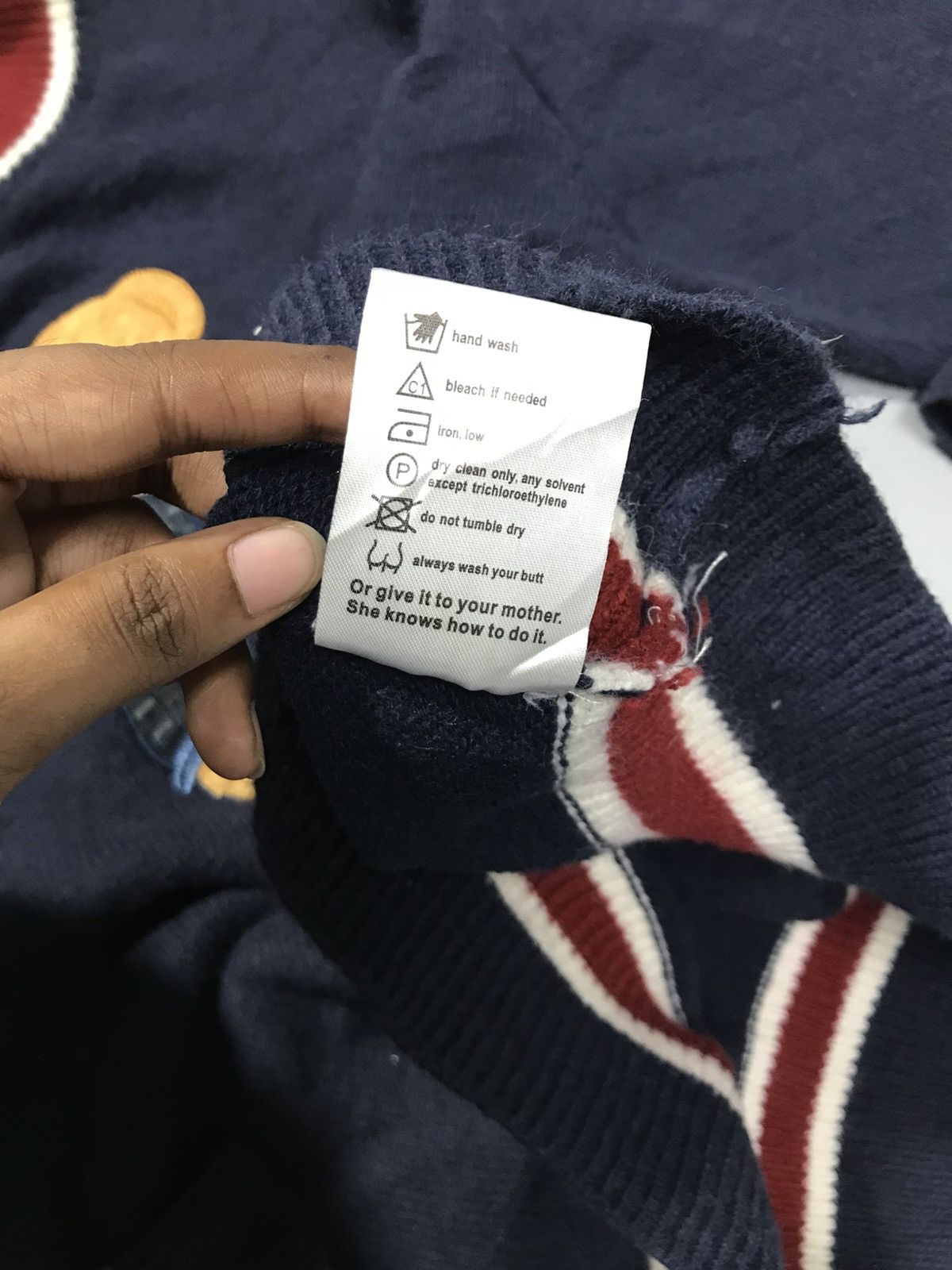 Polo Ralph Lauren Vintage megasin bear knit sweater Size US M / EU 48-50 / 2 - 7 Thumbnail