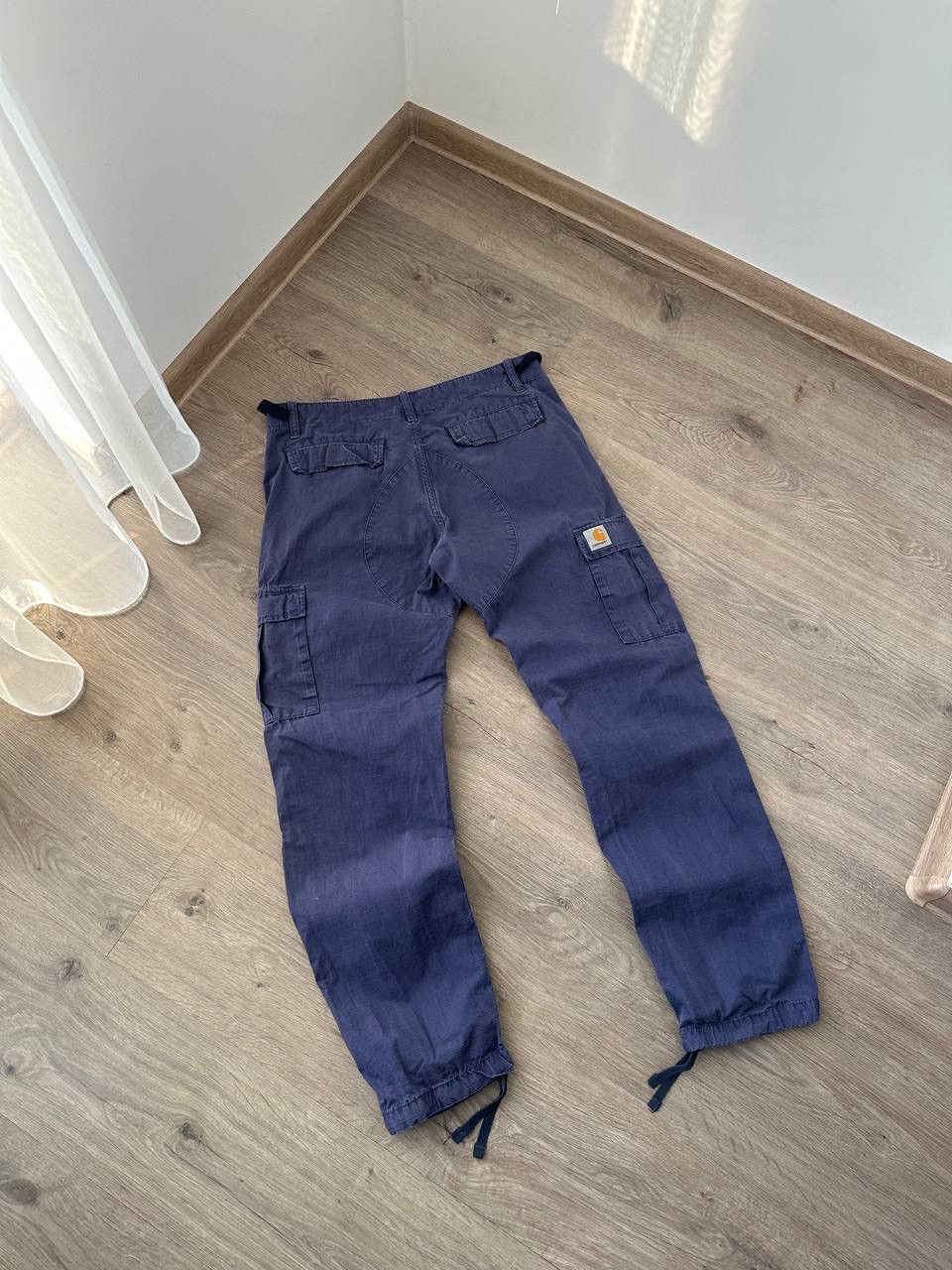 Carhartt × Carhartt Wip × Vintage Vintage Carhartt Aviation Blue Cargo Pants Size US 32 / EU 48 - 4 Thumbnail