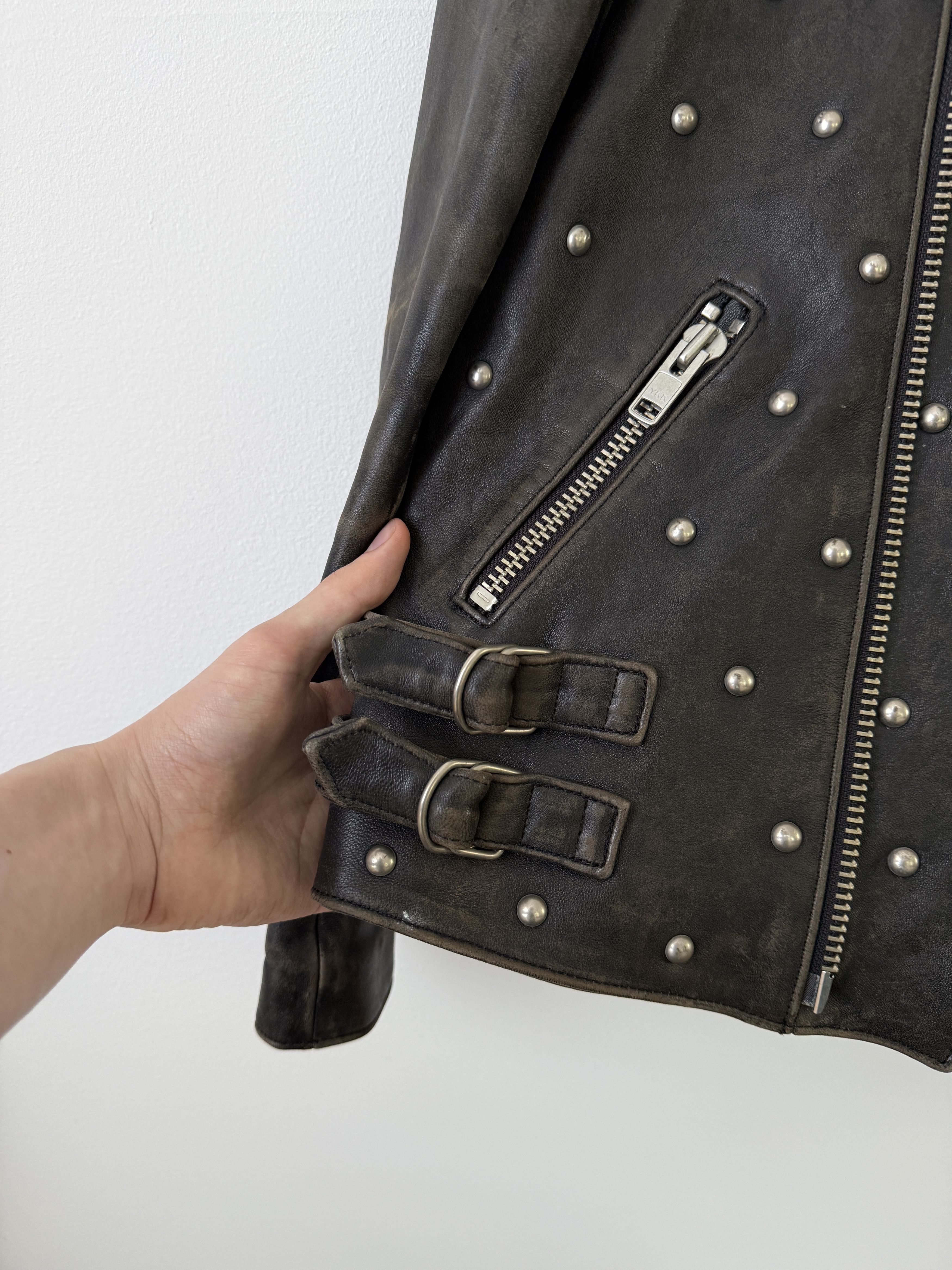 Blackmeans Lab Rat Studded Leather Punk Biker Moto Jacket Size US M / EU 48-50 / 2 - 10 Thumbnail
