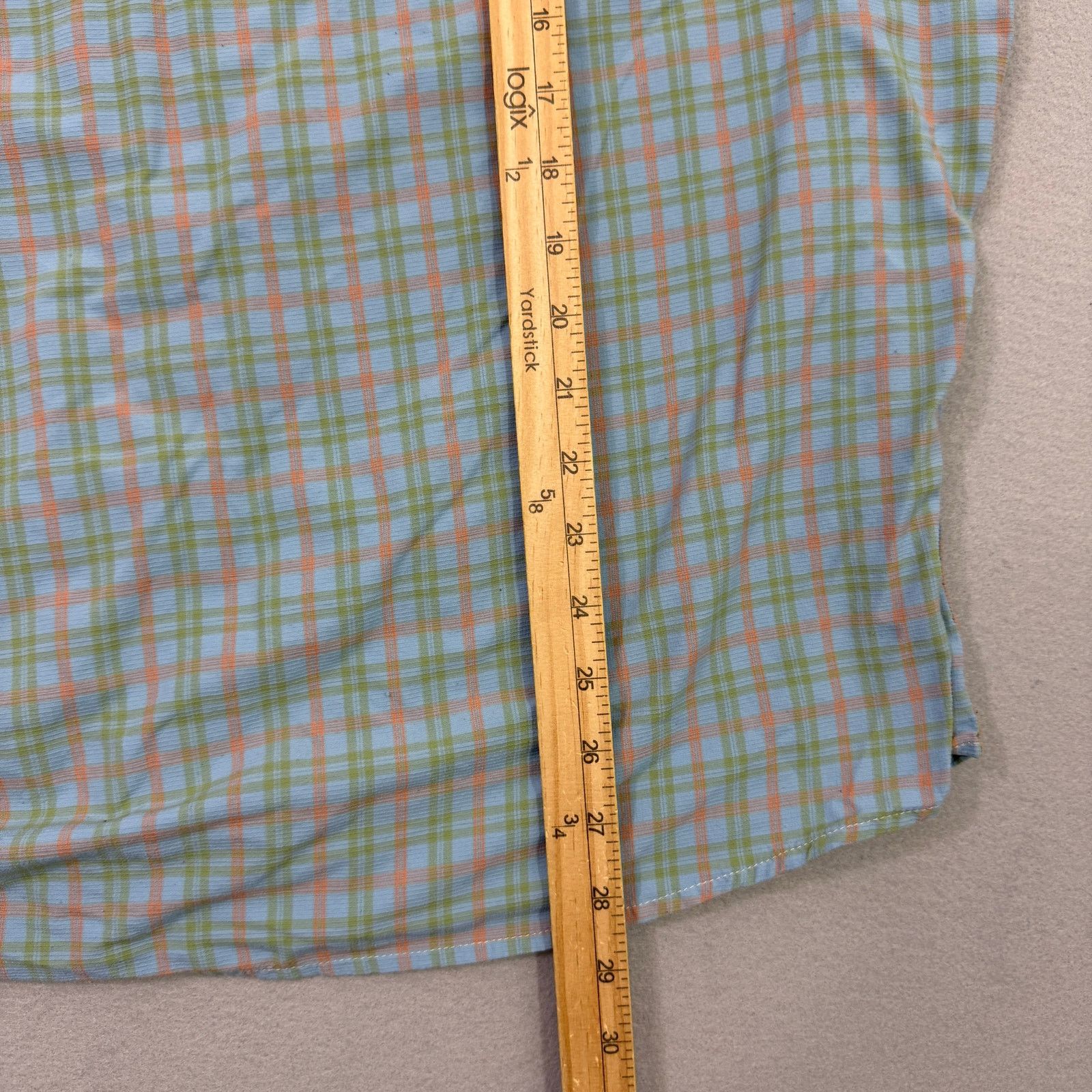 Orvis Orvis Button Down Shirt Men's Large Blue Green Orange Plaid Size US L / EU 52-54 / 3 - 9 Thumbnail