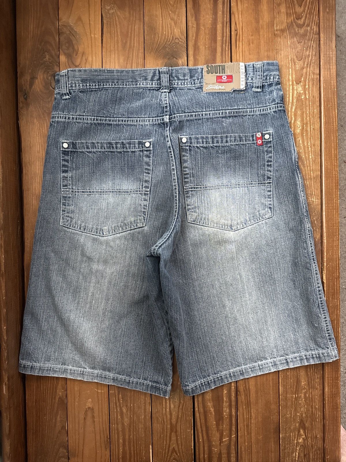 Vintage Y2K Southpole Blue Denim Baggy Jean Shorts