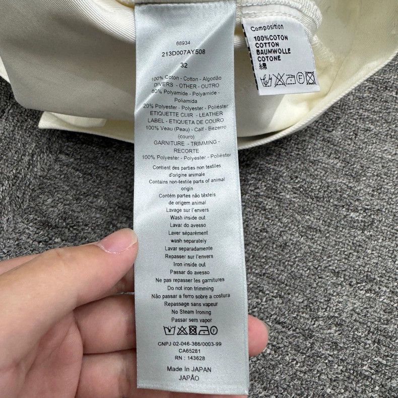 Sacai Dior Sacai Leather Patch Jeans-2508 Size US 32 / EU 48 - 3 Thumbnail