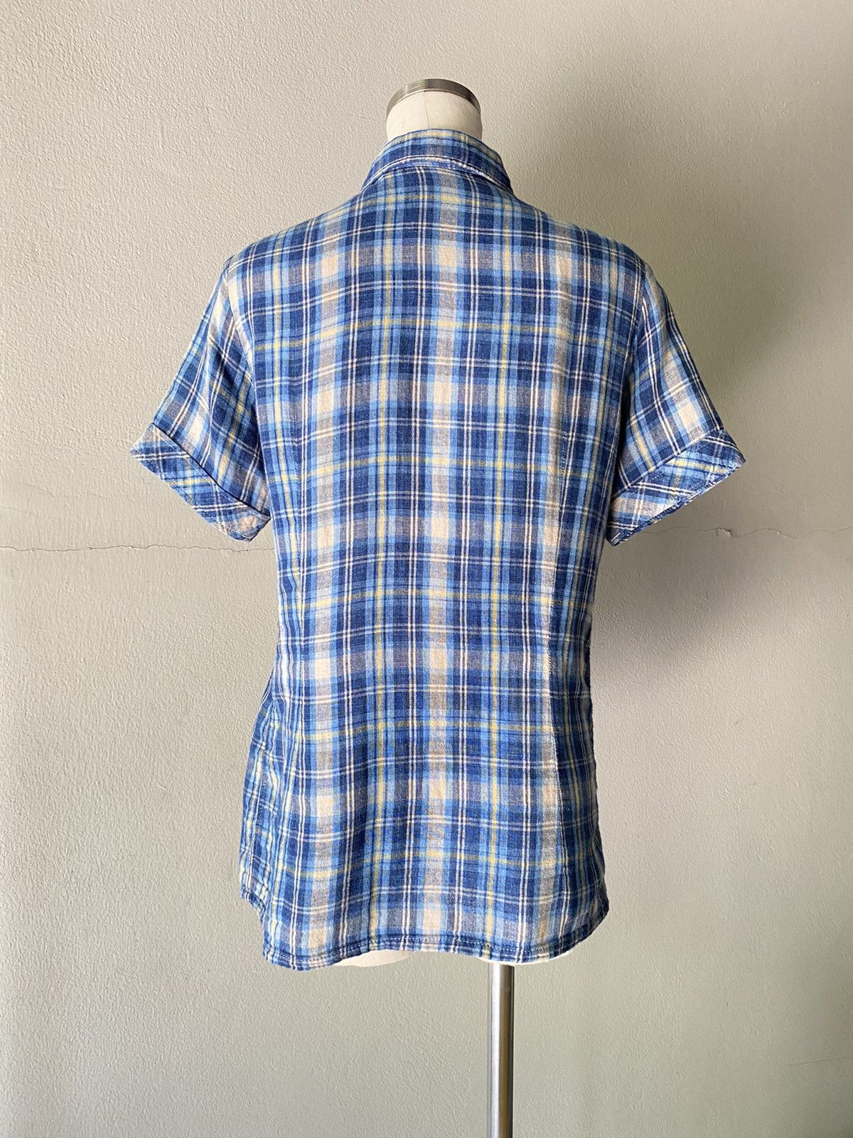Hysteric Glamour Hysteric Glamour Blue Plaid Button-Up Shirt. Size S / US 4 / IT 40 - 19 Thumbnail