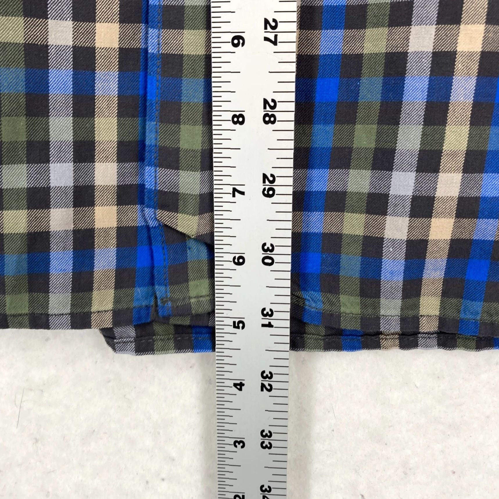 The North Face The North Face Long Sleeve Button Up Shirt Mens XL Blue Plaid Hiking Travel Camp Size US XL / EU 56 / 4 - 7 Thumbnail