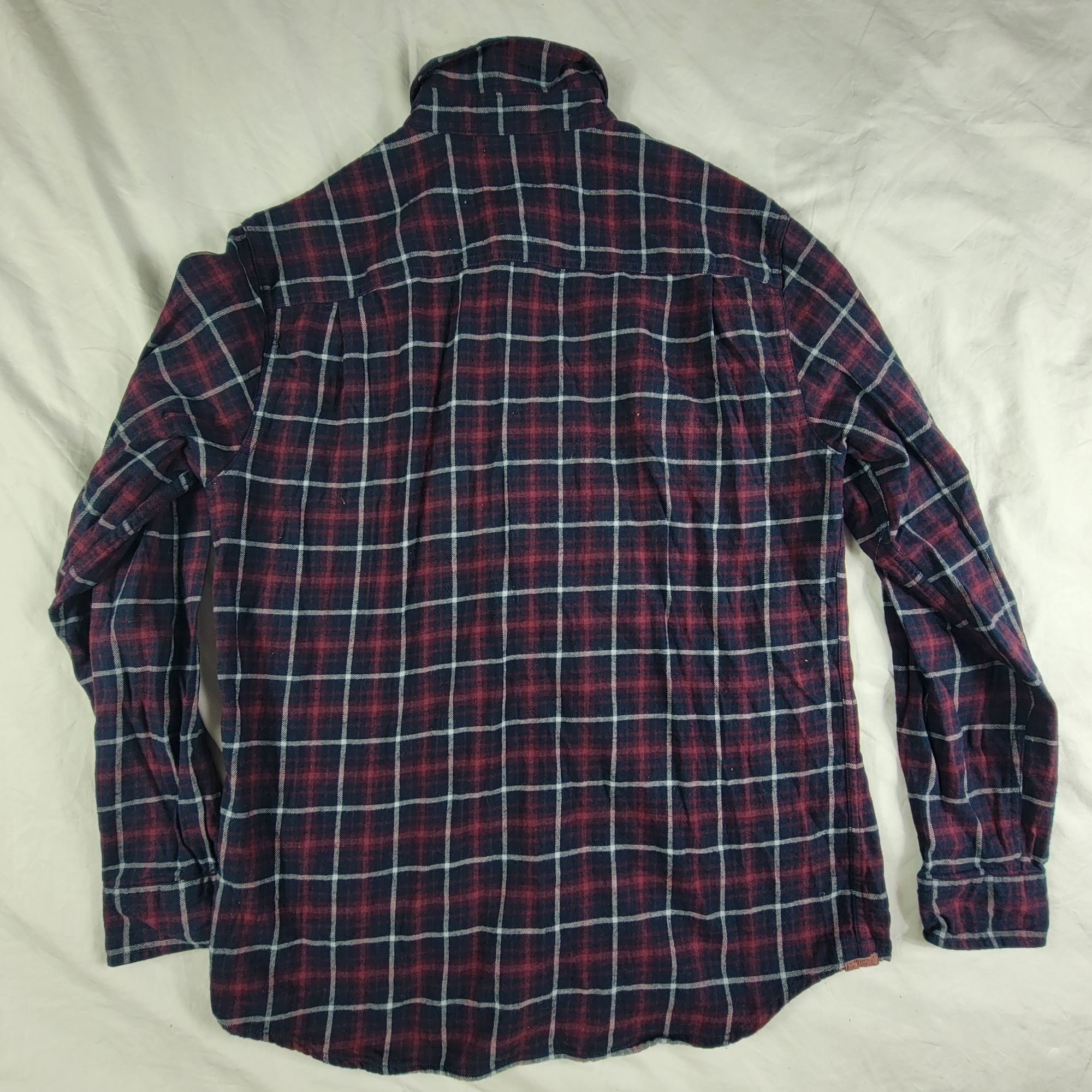 Weatherproof Weatherproof Mens Large Plaid Flannel Shirt Blue Red Long Sl Size US L / EU 52-54 / 3 - 2 Thumbnail