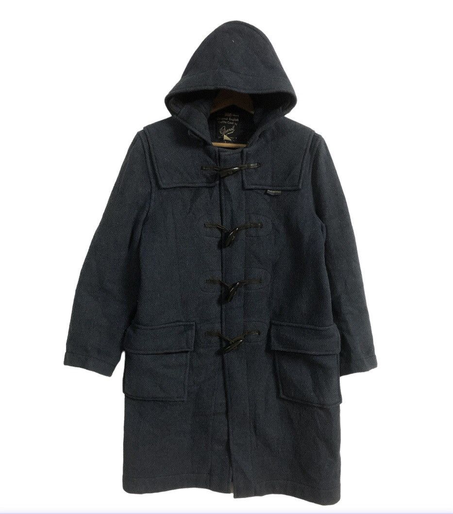 Gloverall Vintage 90’s Gloverall Duffle Hoodie Wool Jacket Size US M / EU 48-50 / 2 - 1 Thumbnail