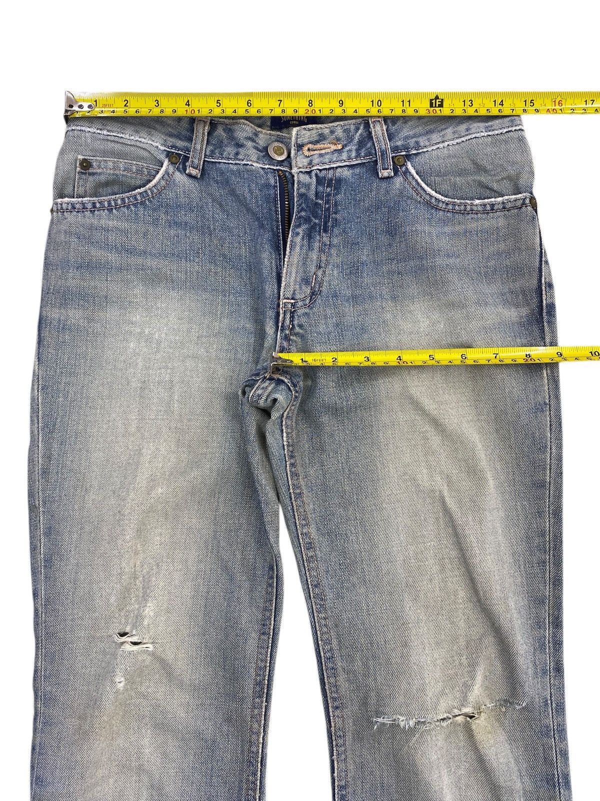 Edwin Edwin Light Faded Wash Style Flare Jeans Size US 29 - 5 Thumbnail