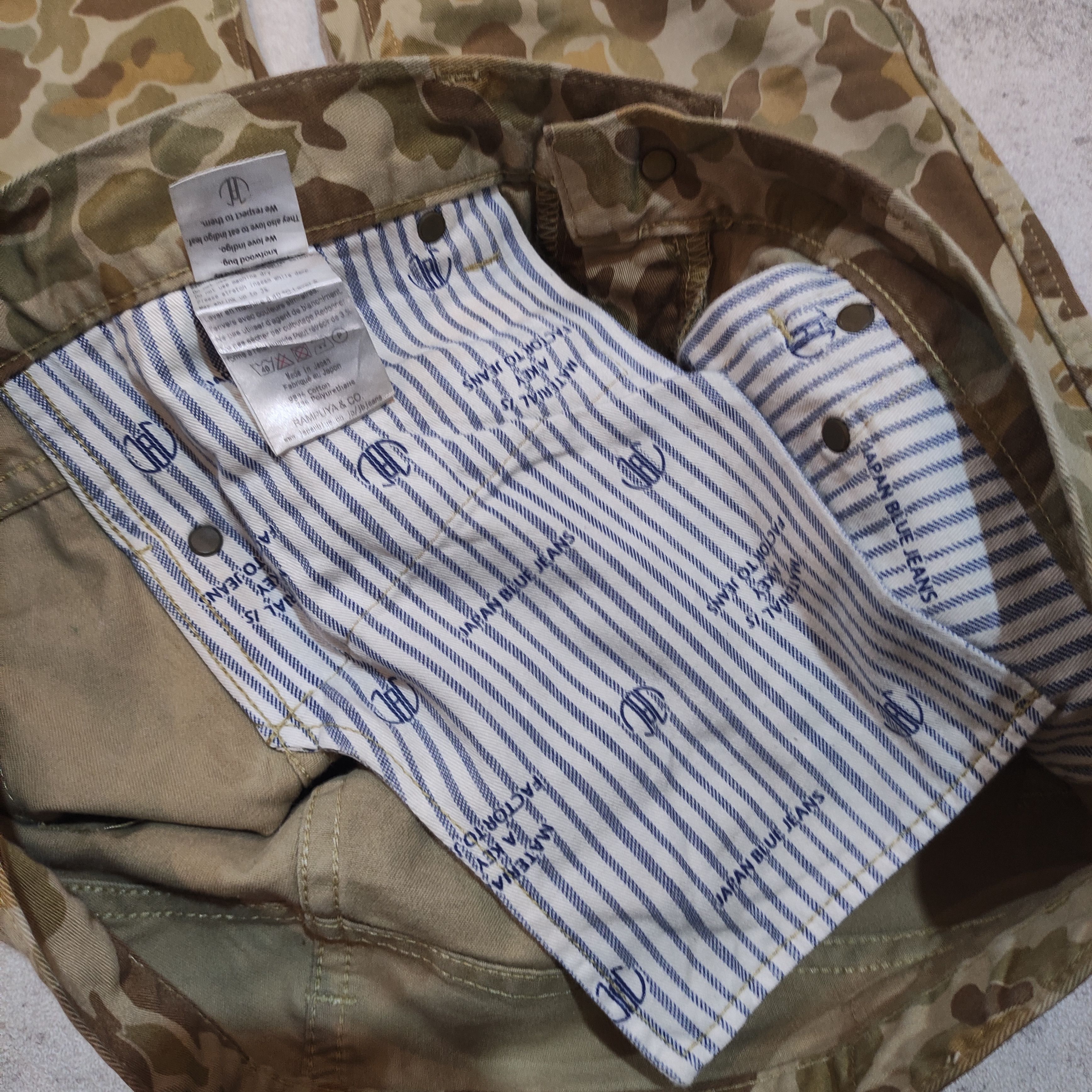 Japan Blue Jeans Japan Blue Jeans Camo Angkle Pants Stretch Size US 34 / EU 50 - 4 Thumbnail