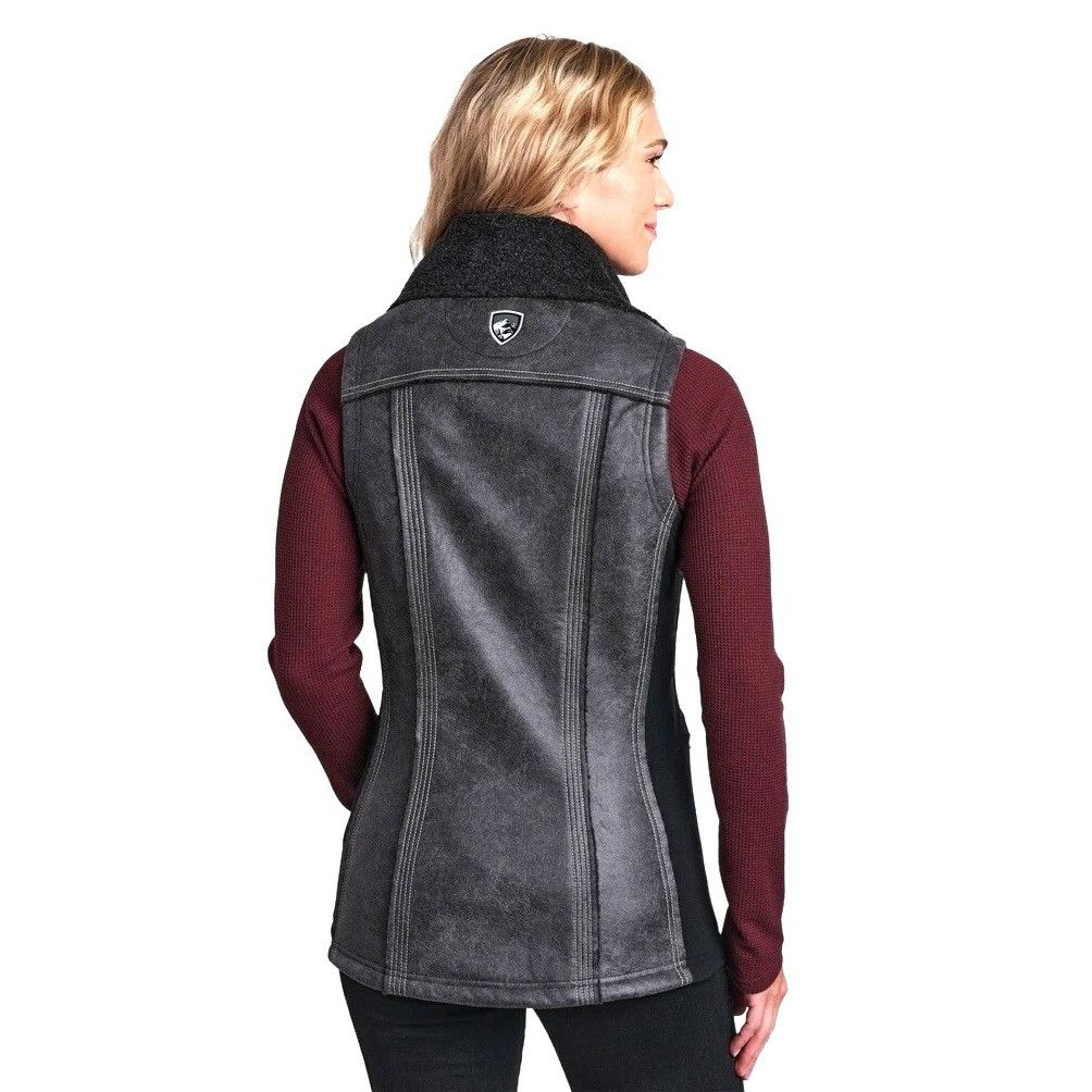 Kuhl NWT KUHL Women's Medium Raven Gray Black Dani Sherpa Vest It Size M / US 6-8 / IT 42-44 - 10 Thumbnail