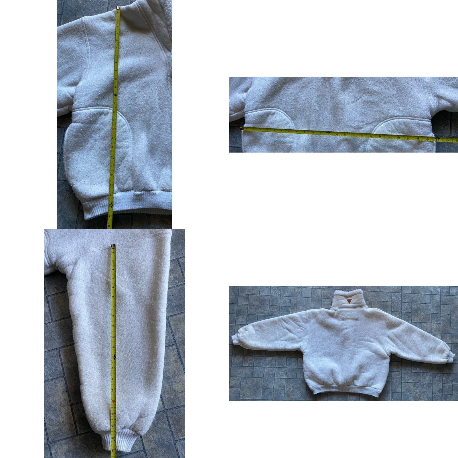 Vintage VINTAGE UNIONBAY Jacket Coat White Women’s Large L Sherpa Made In USA Size L / US 10 / IT 46 - 9 Thumbnail