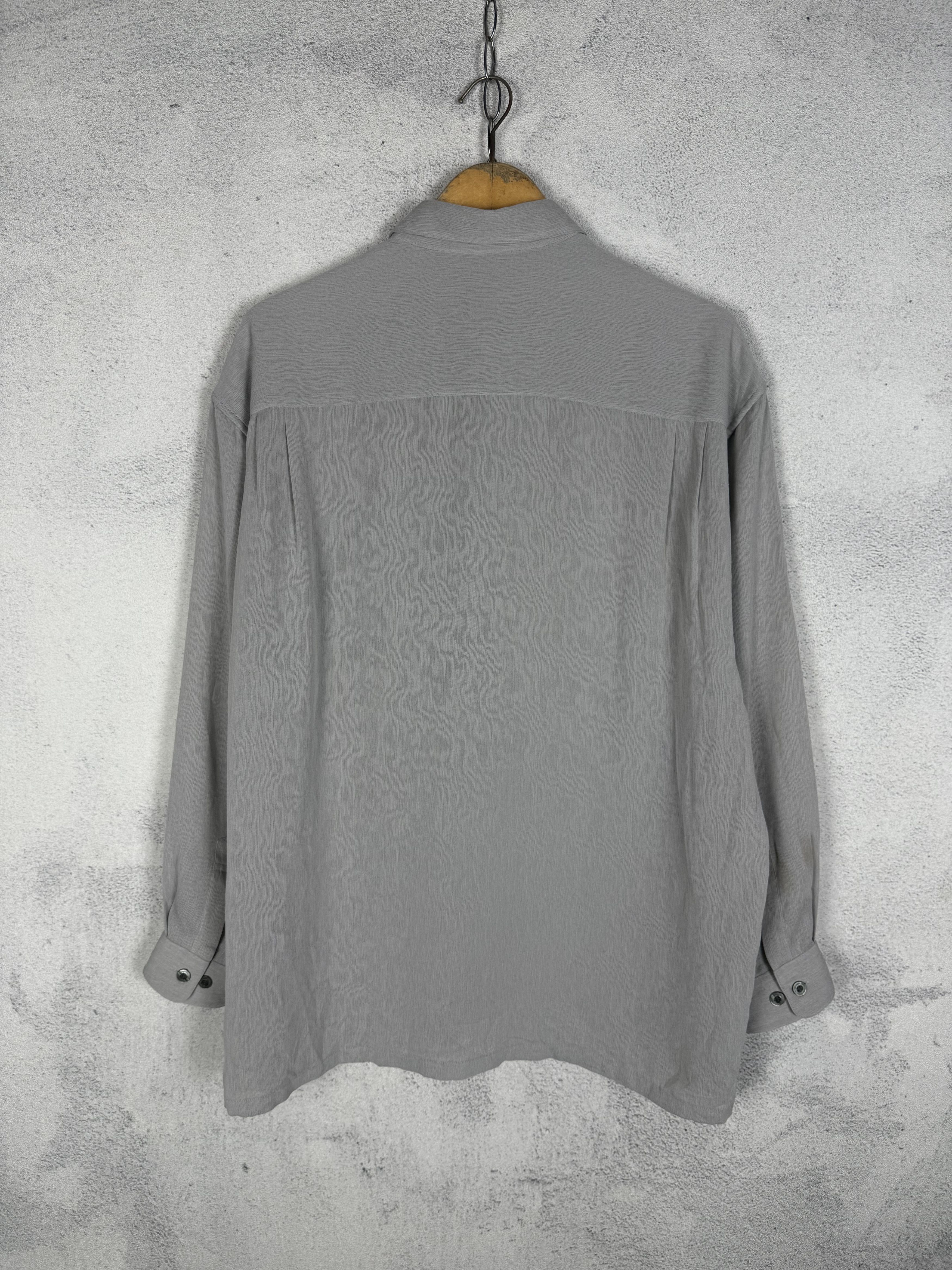 Balenciaga Vintage Balenciaga Grey Shirt Size US L / EU 52-54 / 3 - 5 Thumbnail