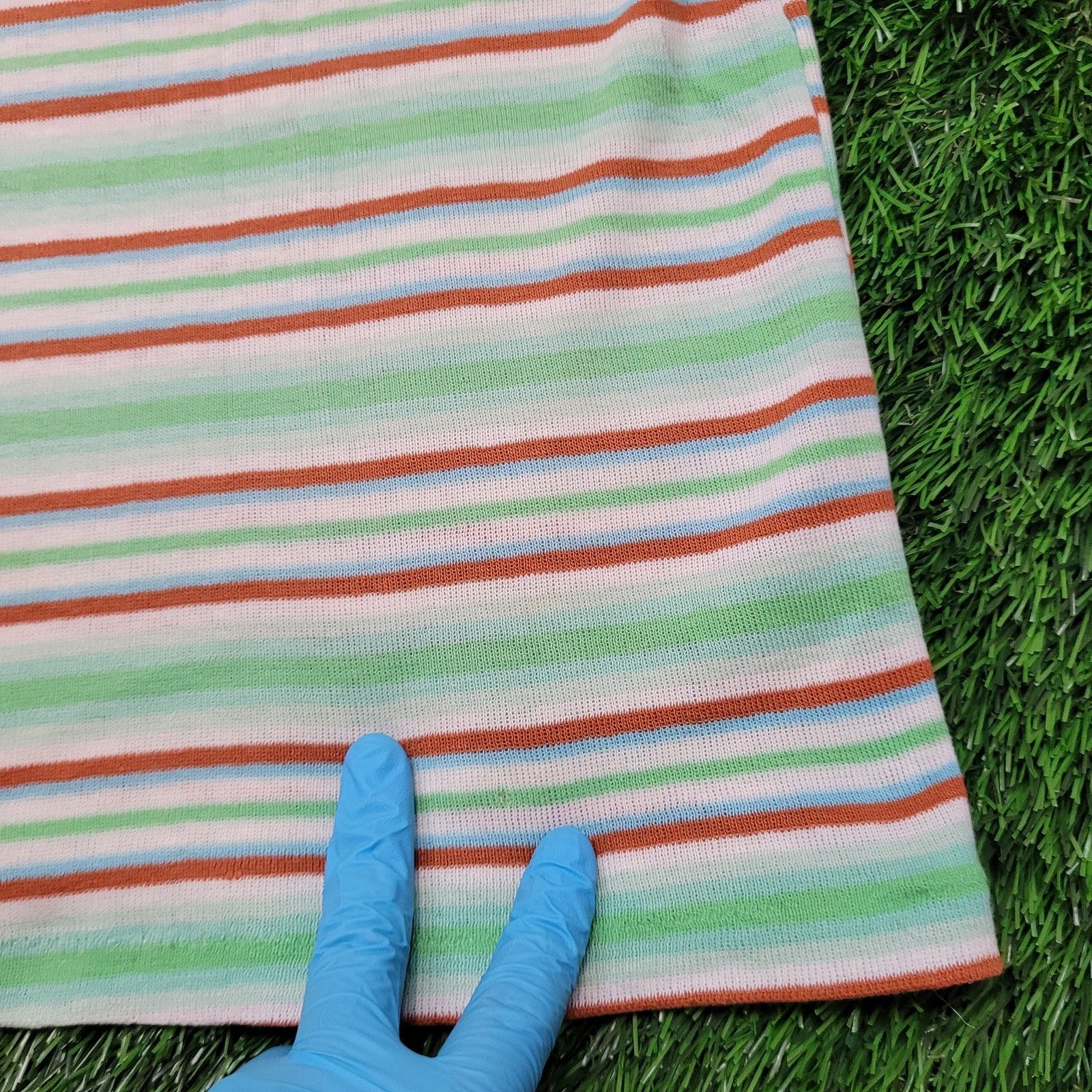 Vintage VTG 70s Striped Tank Top Womens XS S Single Stitch USA Size XS / US 0-2 / IT 36-38 - 4 Thumbnail