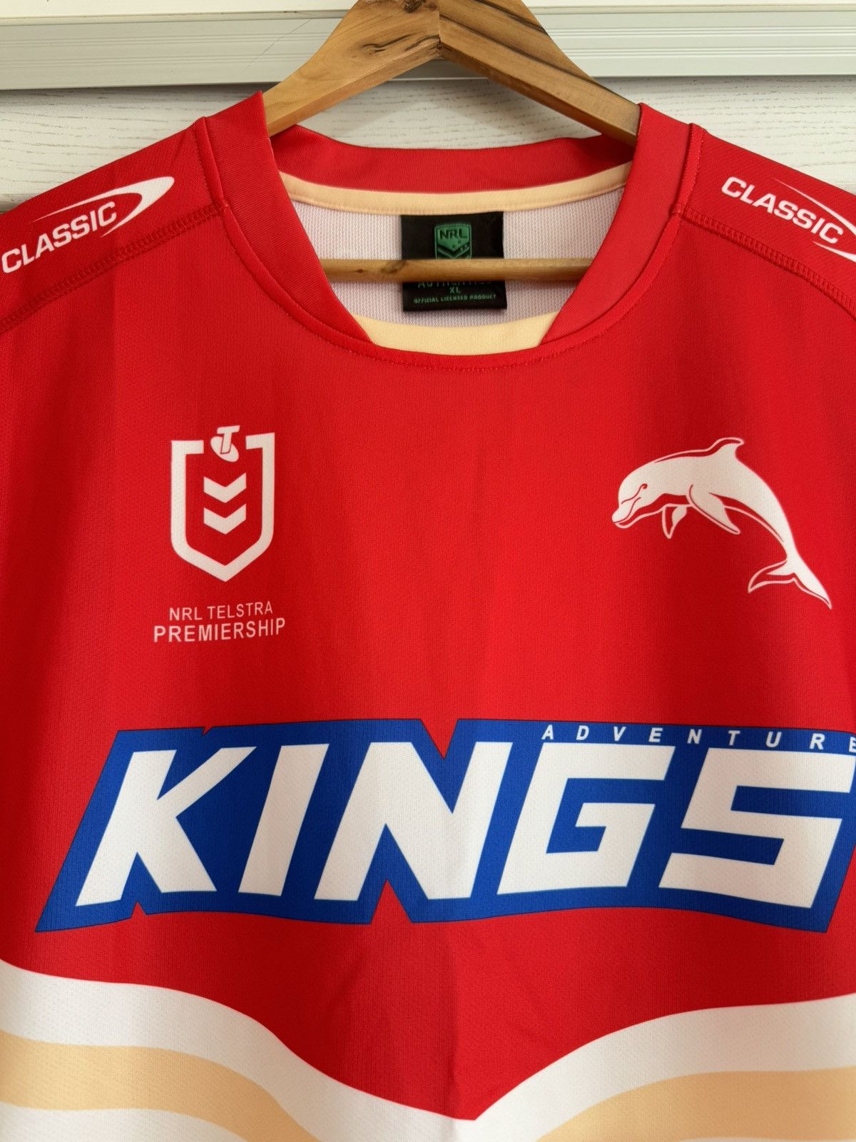 Other Dolphins 2023-2024 NRL Rugby Jersey Kit Shirt Size US XL / EU 56 / 4 - 6 Thumbnail