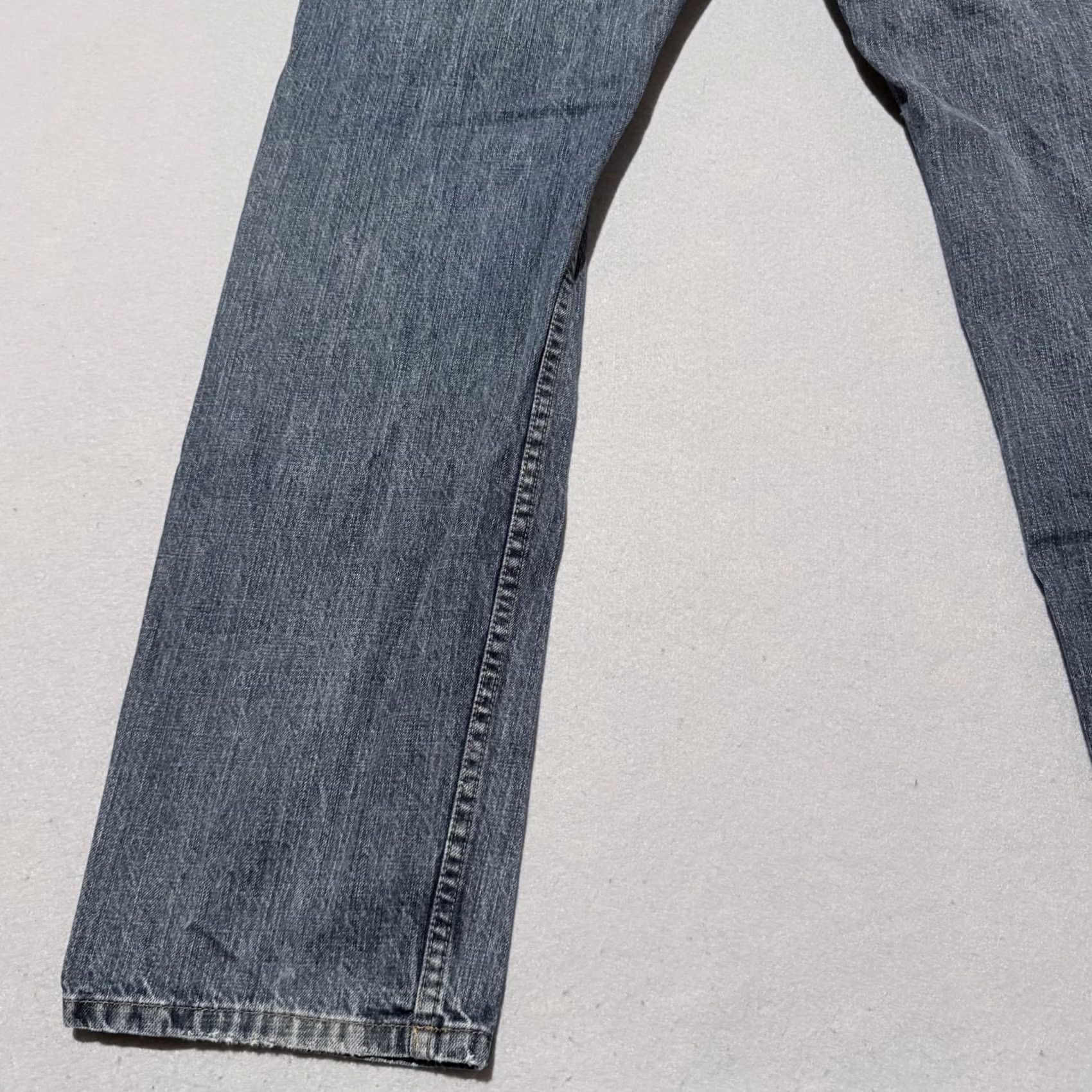 Lee Lee Jeans Men Jeans Blue Distressed Mid Rise Straight Zip Fly 34x31 Size US 34 / EU 50 - 7 Thumbnail