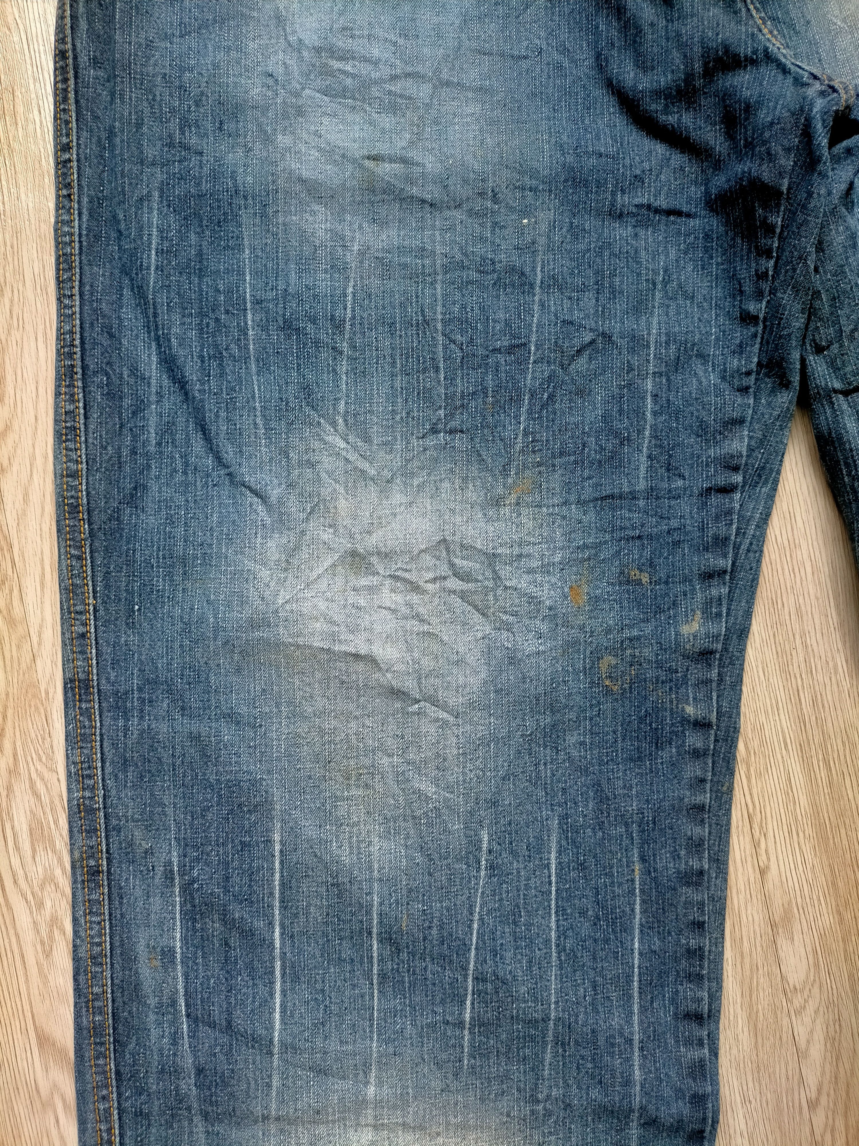 JNCO × Japanese Brand Akcess Baggy Vtg 90s Hip Hop Skate Style Denim Size US 34 / EU 50 - 7 Thumbnail