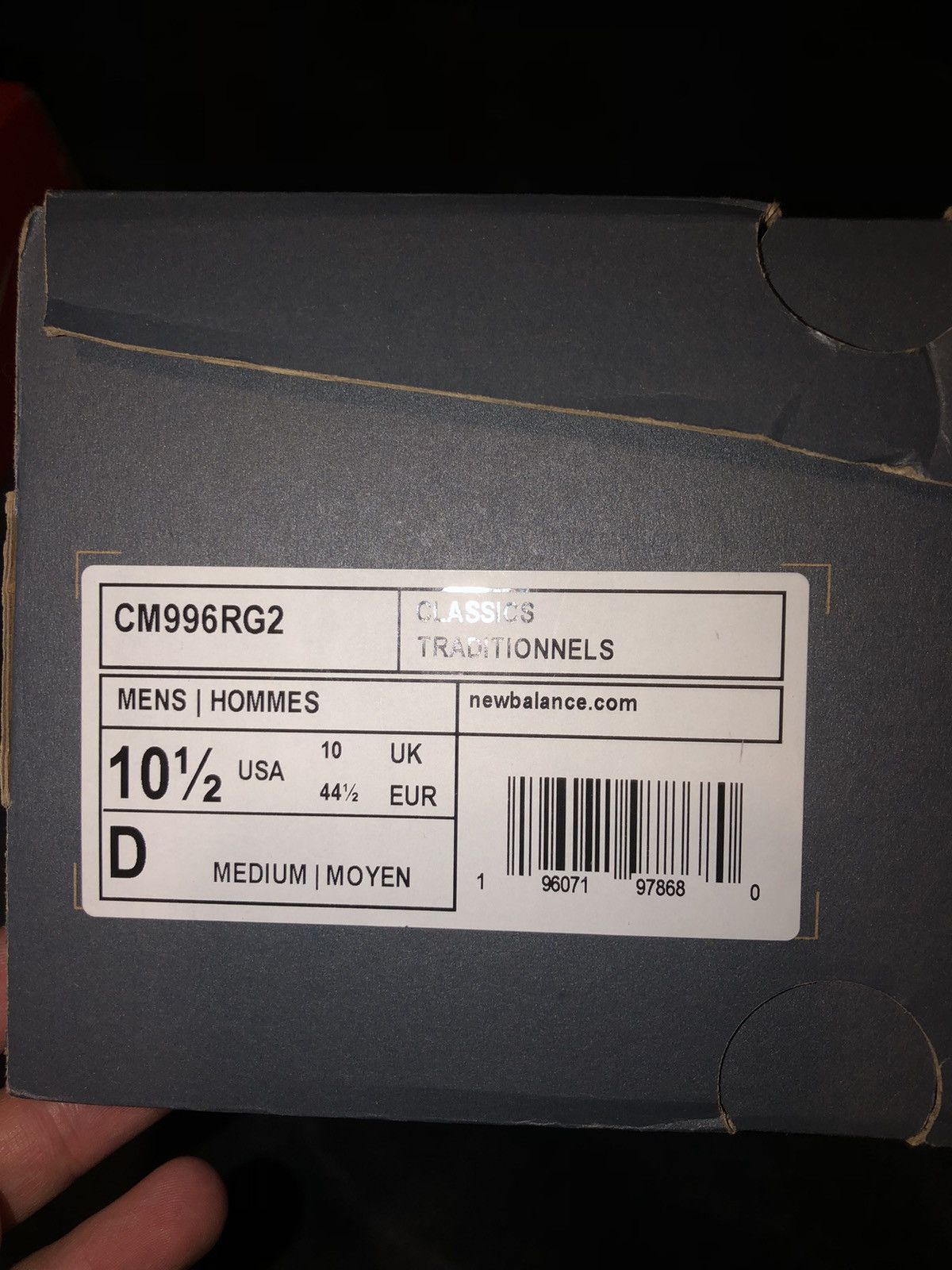 New Balance New Balance CM996 Size US 10.5 / EU 43-44 - 7 Thumbnail