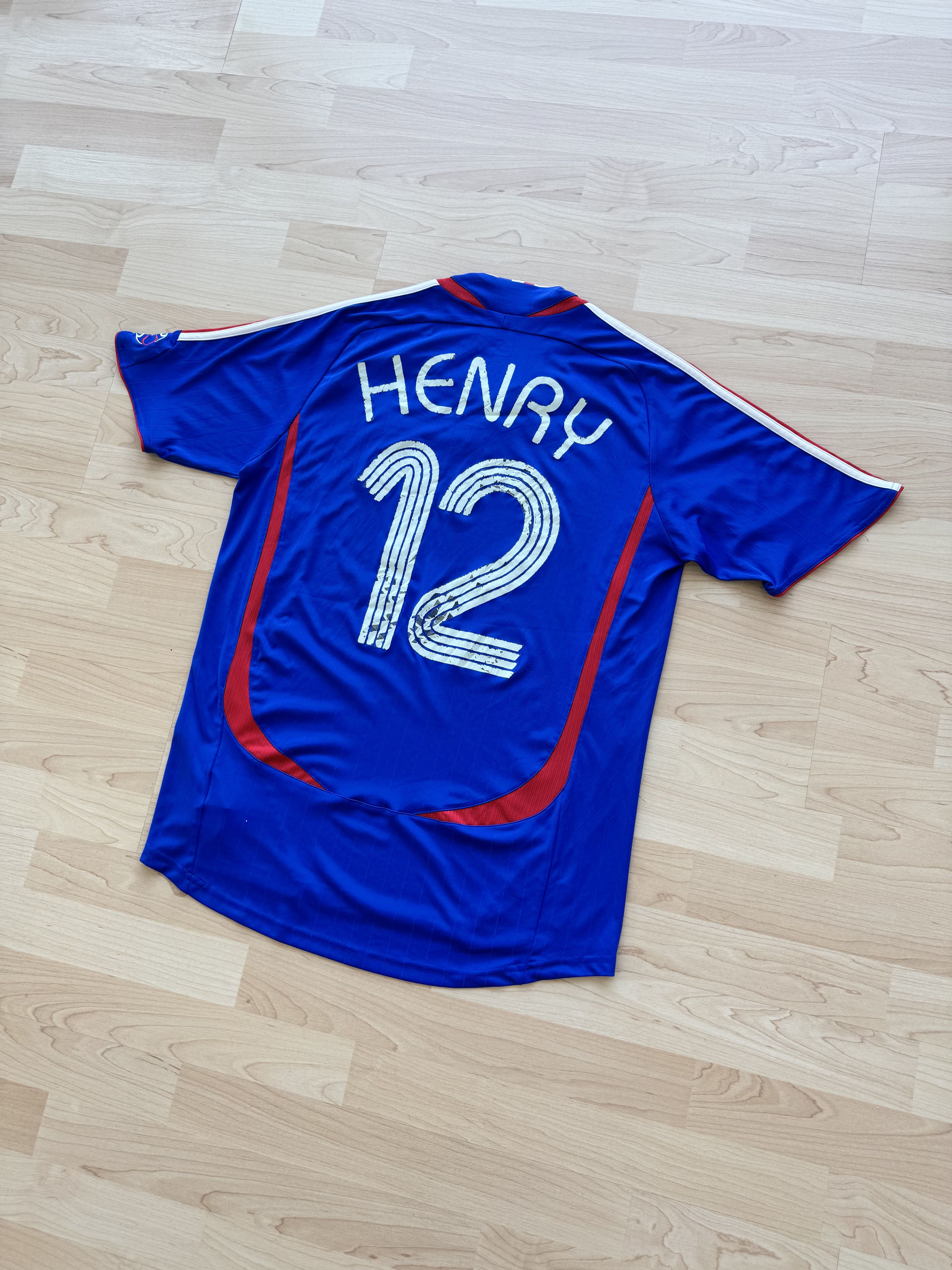 Adidas Football shirt soccer FC France Home 2006/2007 Size US M / EU 48-50 / 2 - 12 Thumbnail