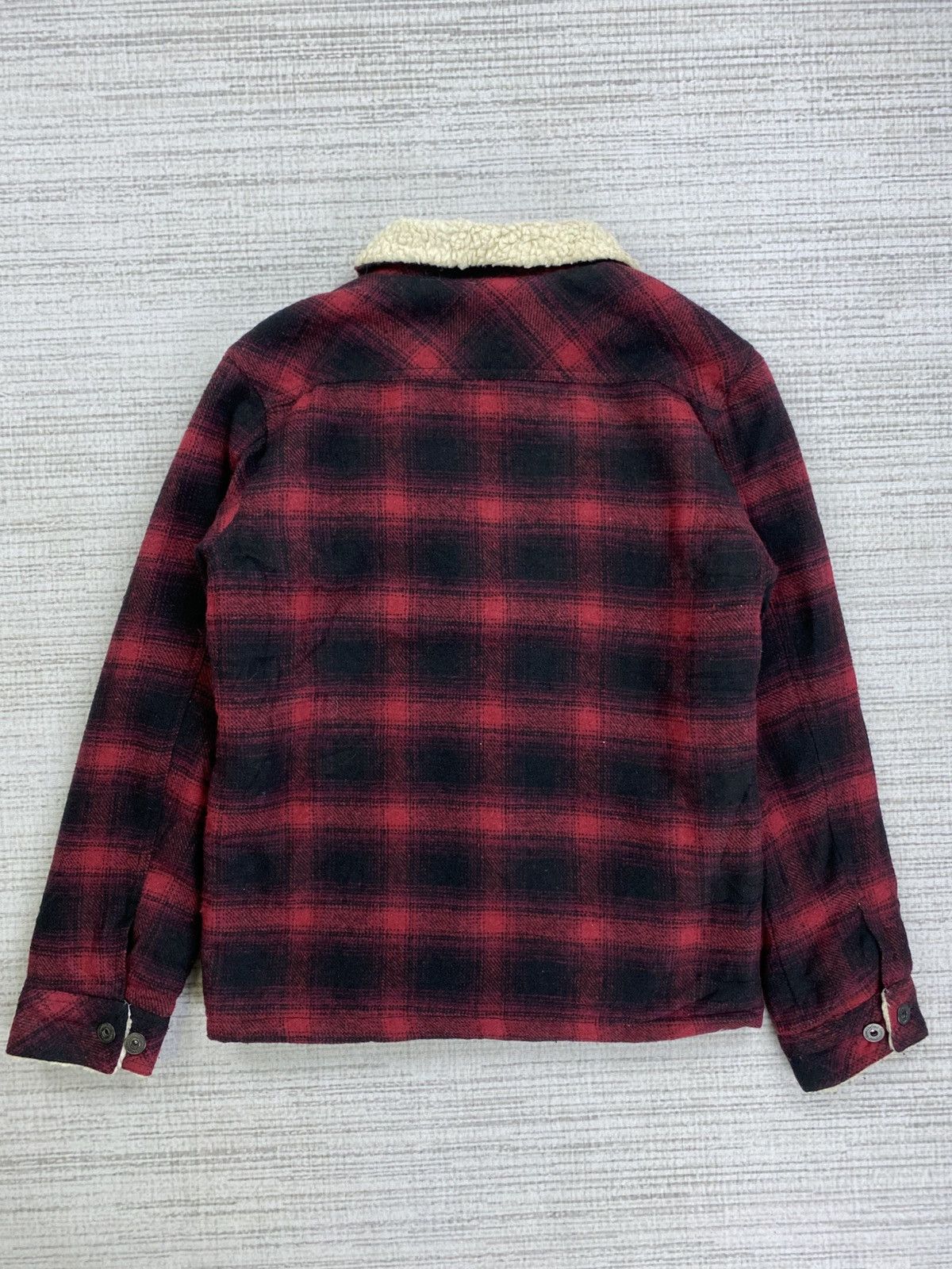 Vintage Vintage Growth By Grail Lined Sherpa Wool Flannel Jacket Size US M / EU 48-50 / 2 - 2 Thumbnail
