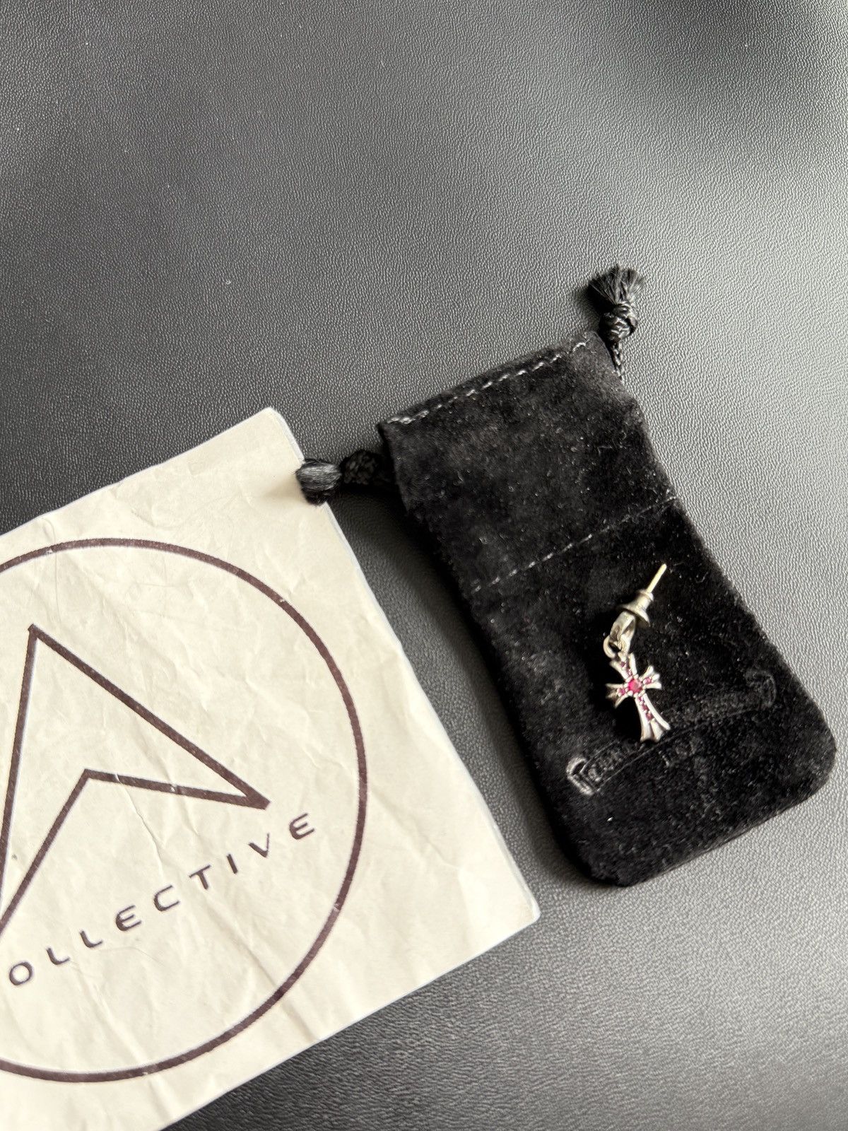 Chrome Hearts Chrome Hearts Pave Factory Ruby Set Babyfat Earring Drop Size ONE SIZE - 12 Thumbnail