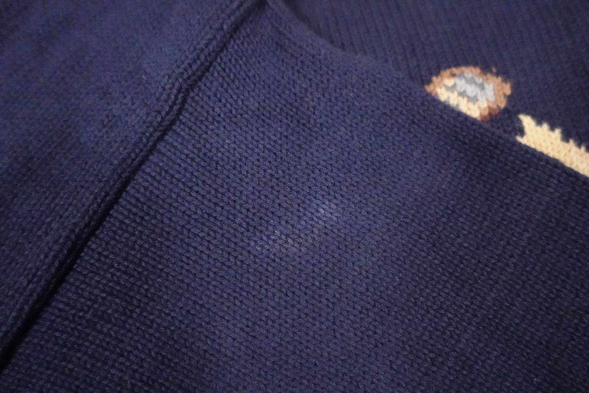 Polo Ralph Lauren Polo Ralph Lauren Sweater Golf Bag Flags Navy Vintage 90s M Size US M / EU 48-50 / 2 - 7 Thumbnail