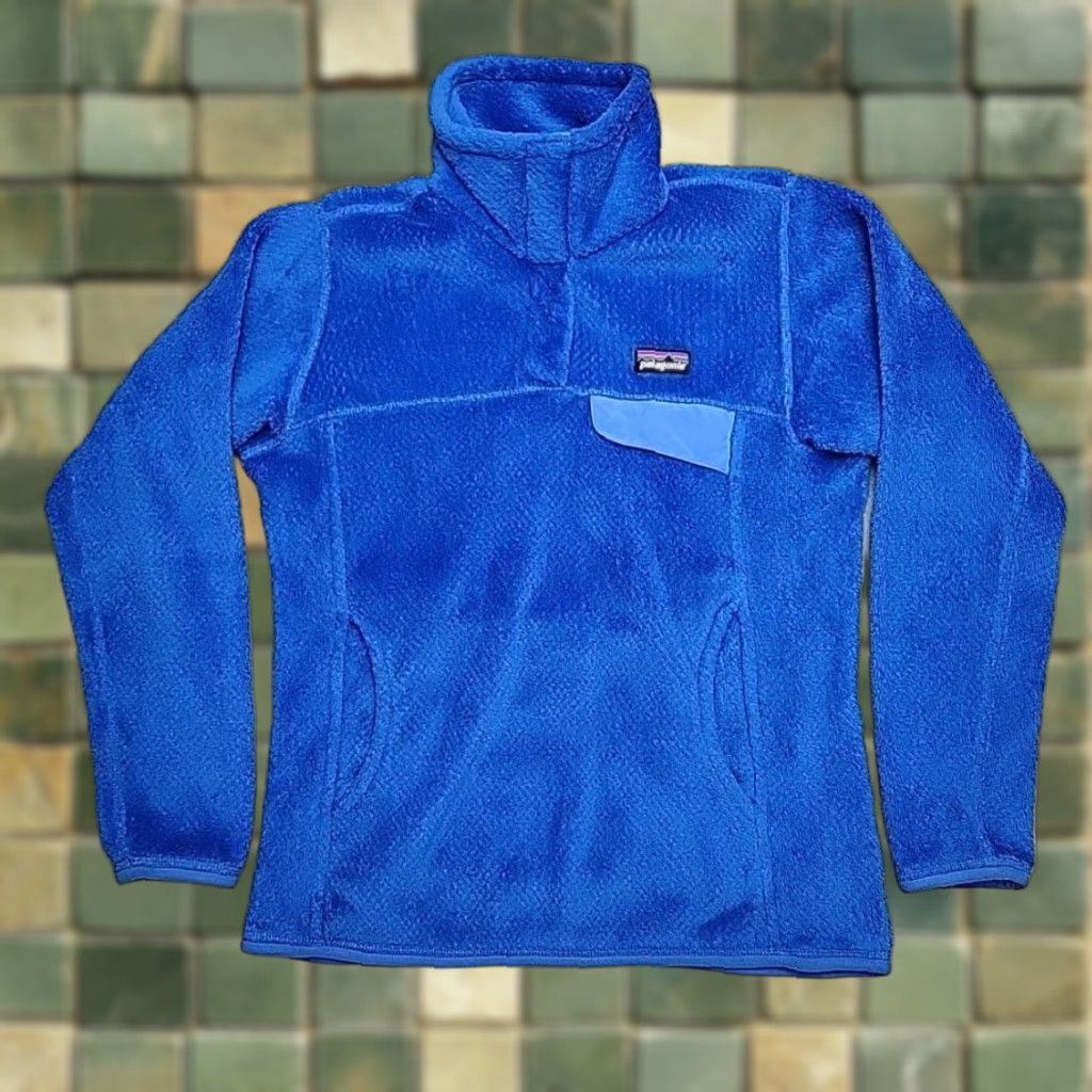 Patagonia Patagonia Fleece Jacket Womens XS Blue Snap T Pullover Sherpa Sweater Warm Size XS / US 0-2 / IT 36-38 - 1 Thumbnail