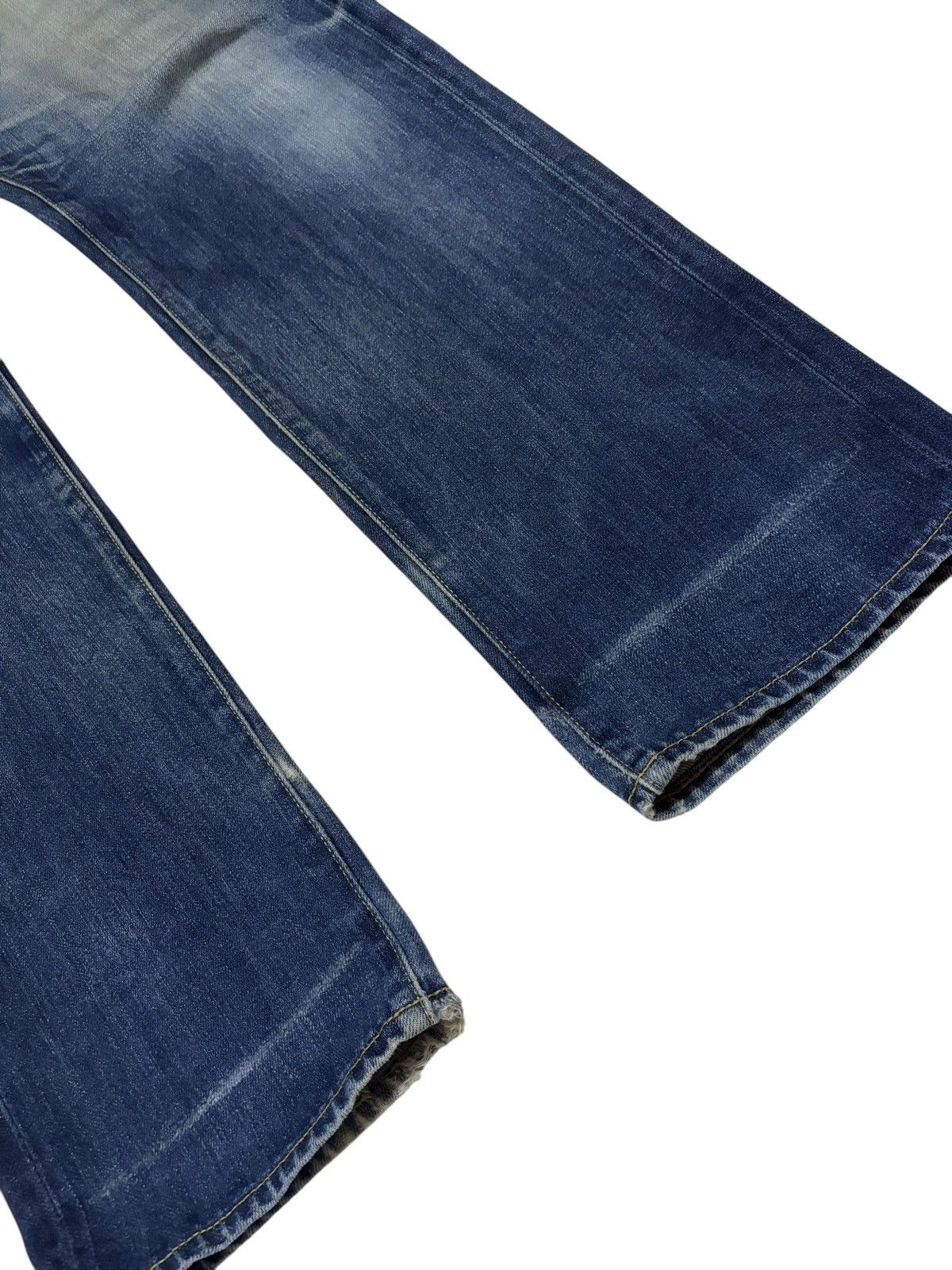 Jun Takahashi × Kaihara Denim Vintage Japan Uniqlo Faded Selvedge Jeans Size US 34 / EU 50 - 5 Thumbnail