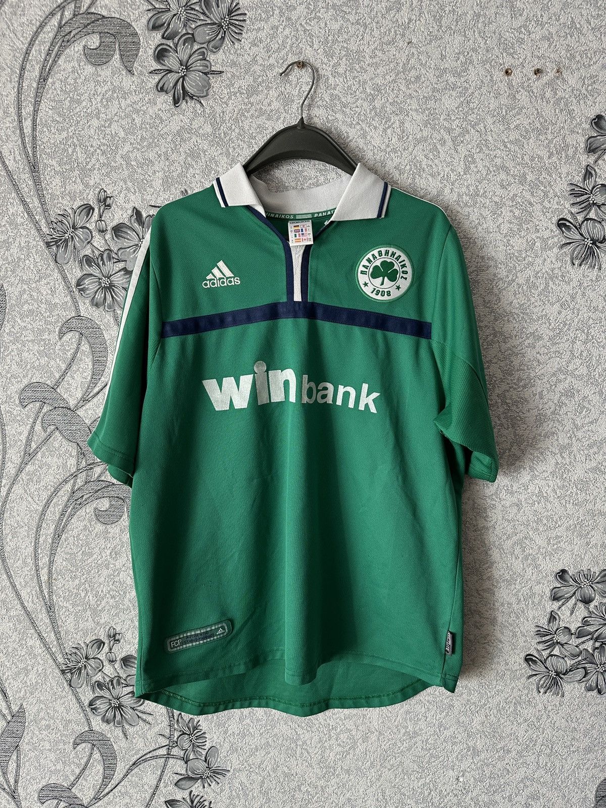 Panathinaikos football shirt 2000 #7 Vlaovic jersey Rare