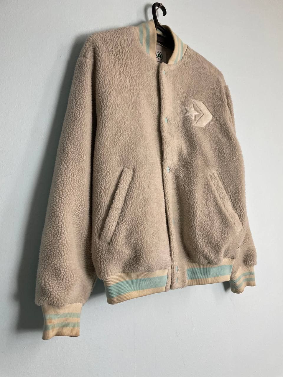 Converse × Golf le Fleur Golf/Converse Collab Varsity Jacket Sherpa Varsity Jacket Size US M / EU 48-50 / 2 - 3 Thumbnail