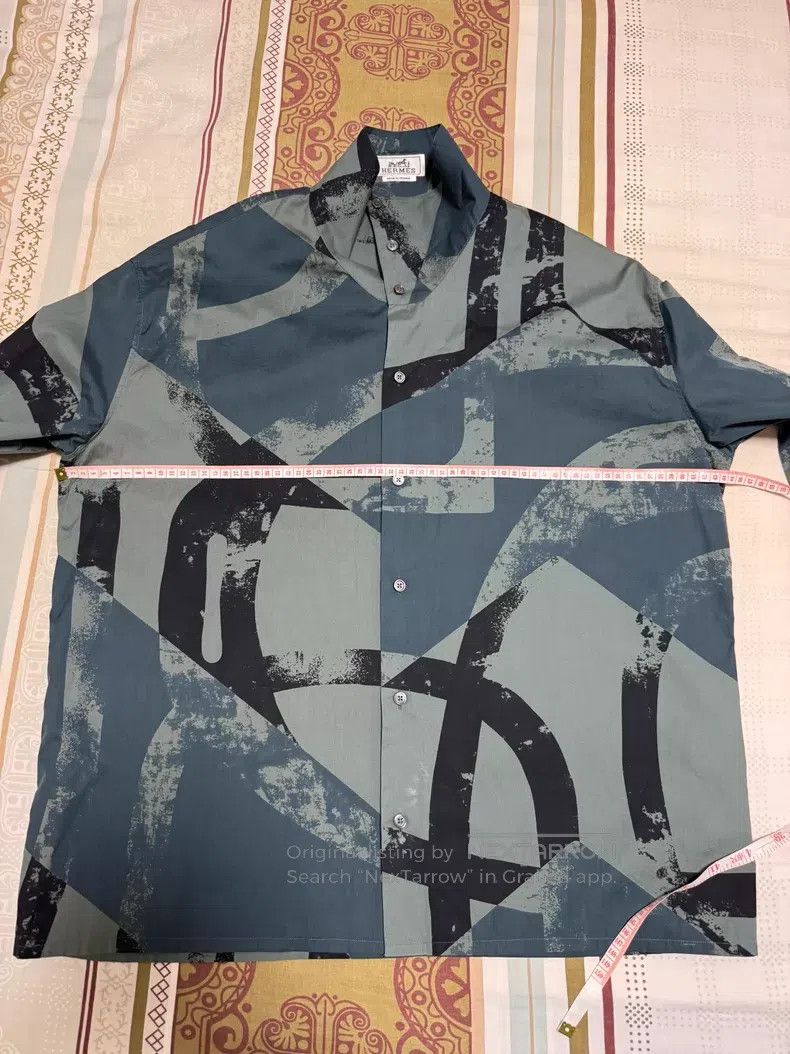 Hermes Hermes Sun Protection Shirt, Shirt Jacket, Classic Pattern Size US XXS / EU 40 - 4 Thumbnail