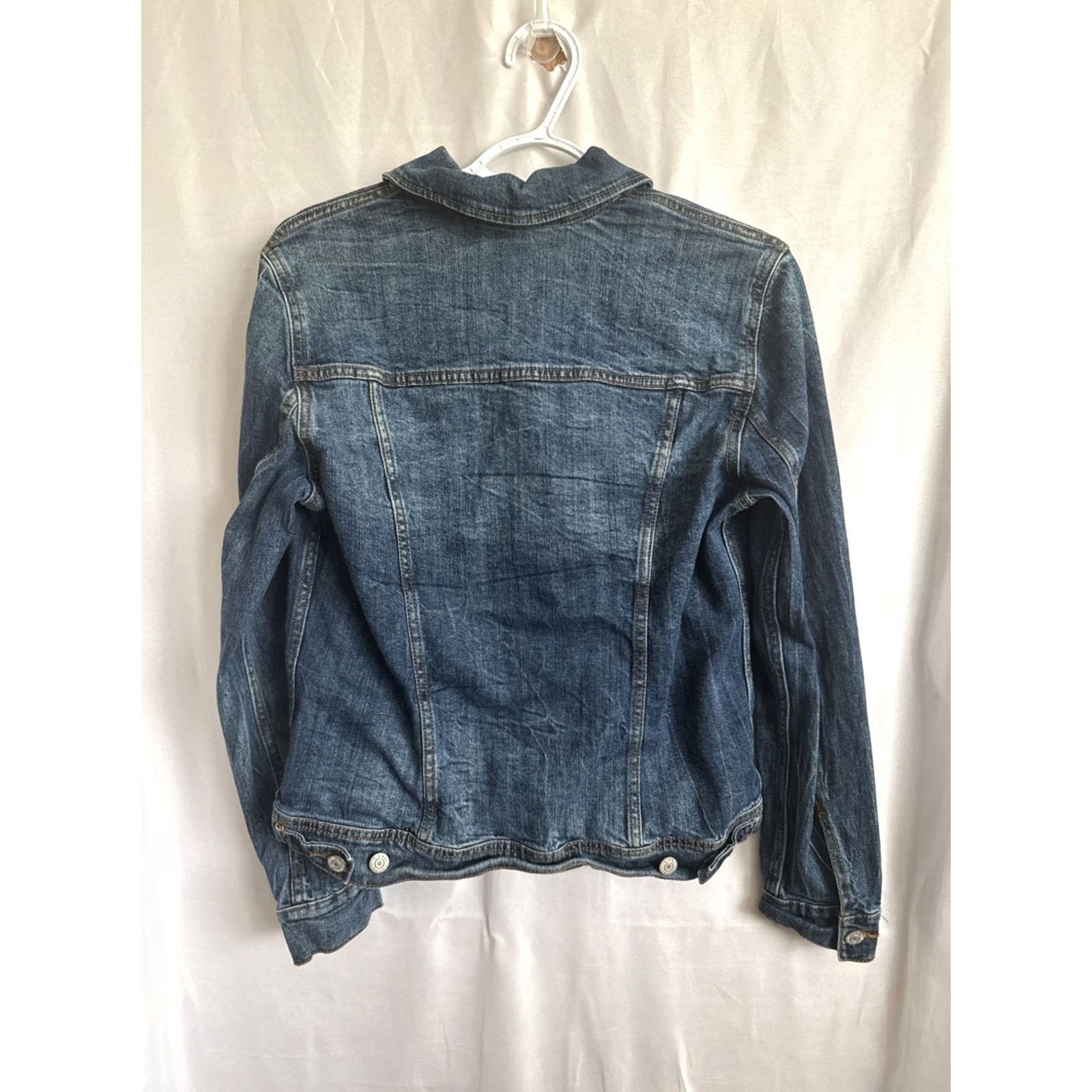 Old Navy Old Navy Denim Jacket Women’s M Medium Blue Cotton Jacket Size 32" / US 10 / IT 46 - 3 Thumbnail