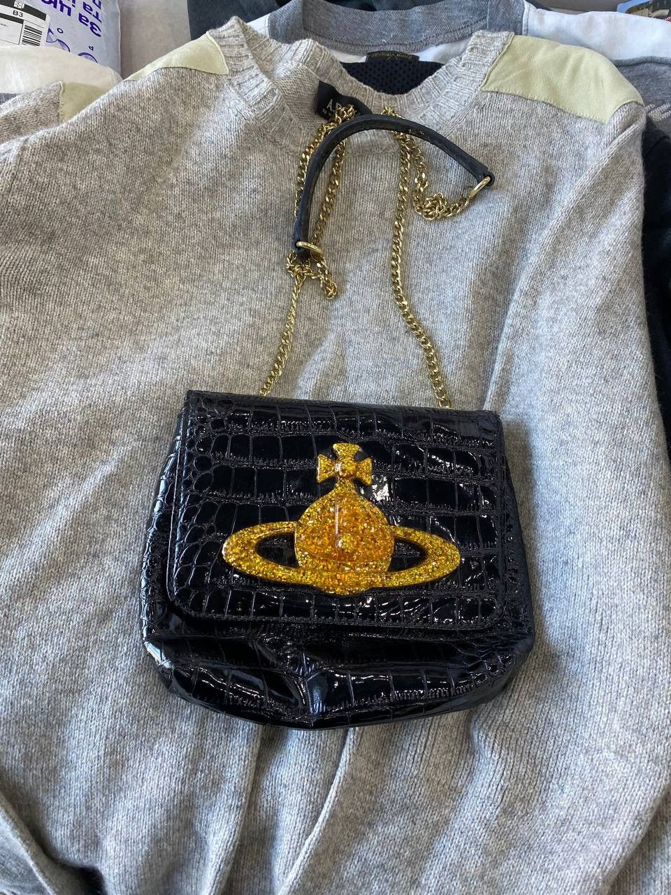 Vivienne Westwood Vivienne Westwood crocodile skin style bag Size ONE SIZE - 1 Thumbnail
