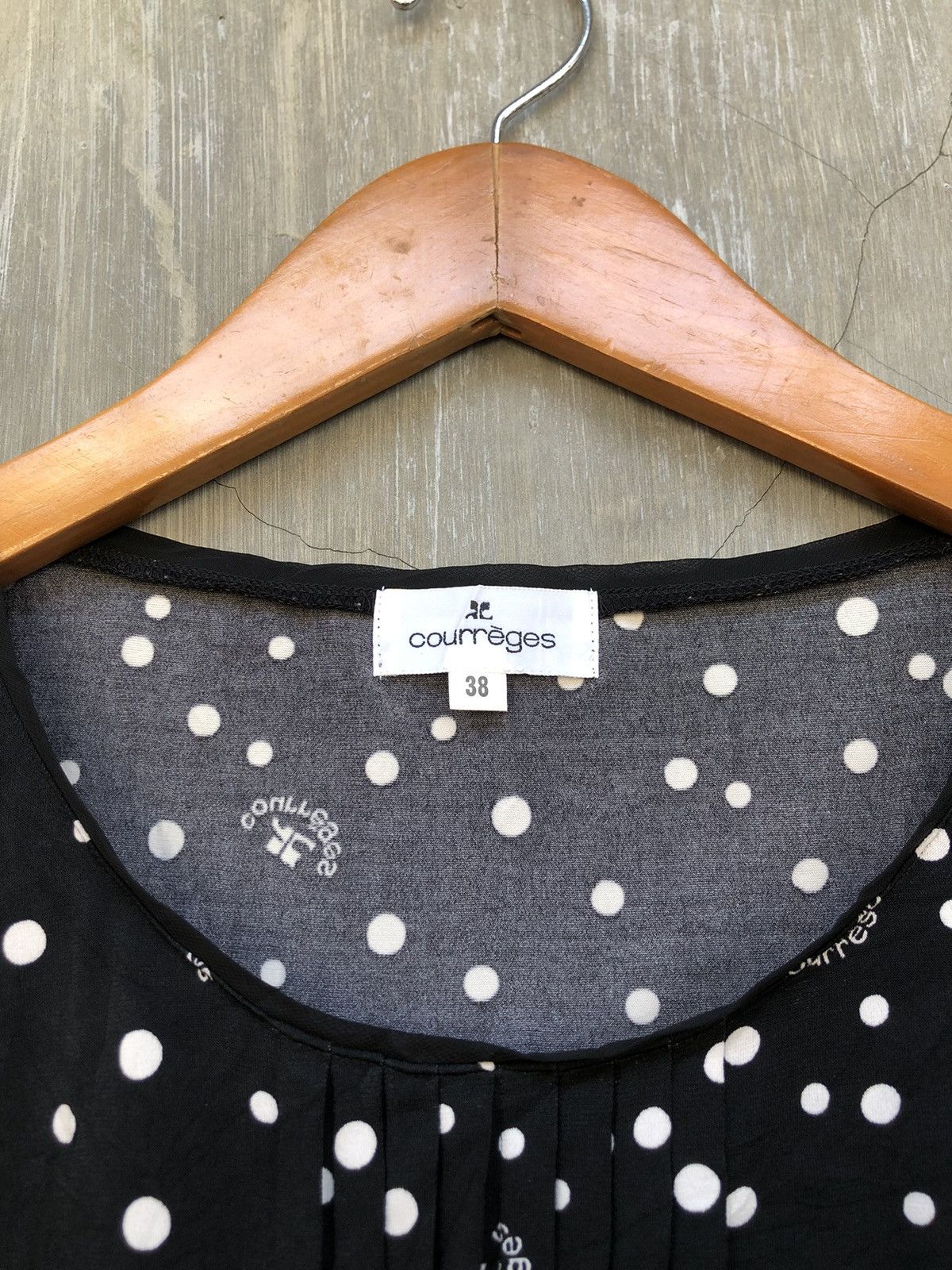 Courreges × Designer × Vintage Courreges Mini Dress Black Size M / US 6-8 / IT 42-44 - 6 Thumbnail