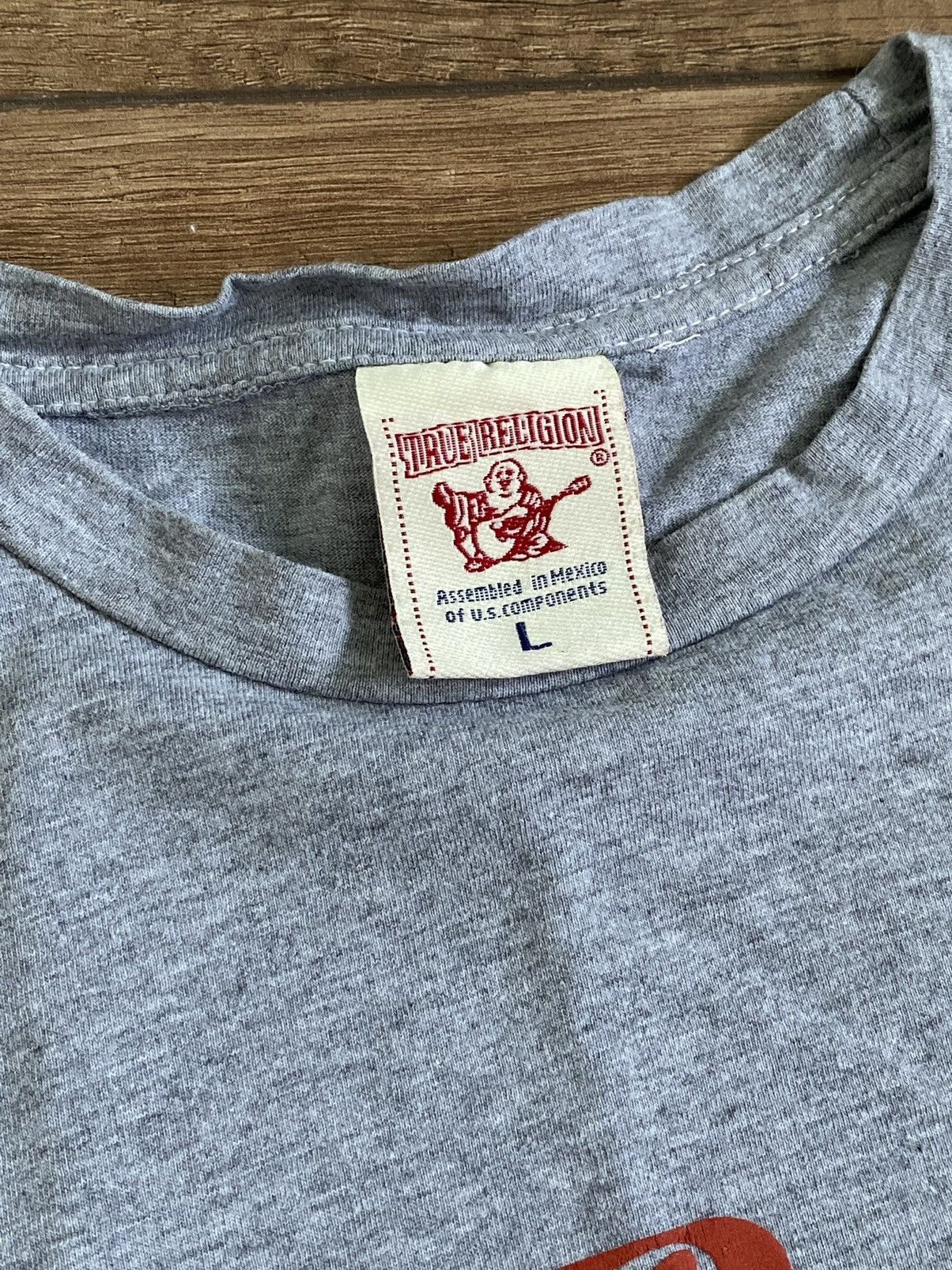 True Religion True Religion Buddha T Shirt Size US L / EU 52-54 / 3 - 6 Thumbnail