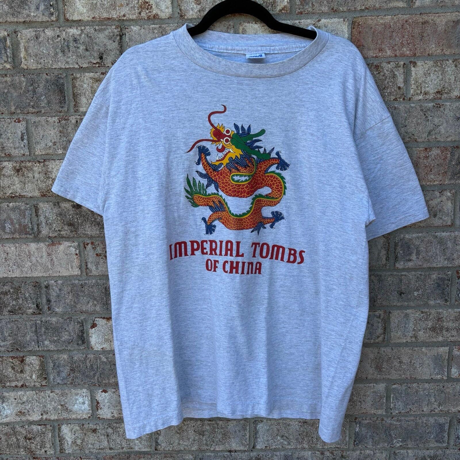 Anvil Vintage 90s “Imperial Tombs of China” tee Size US XL / EU 56 / 4 - 1 Thumbnail