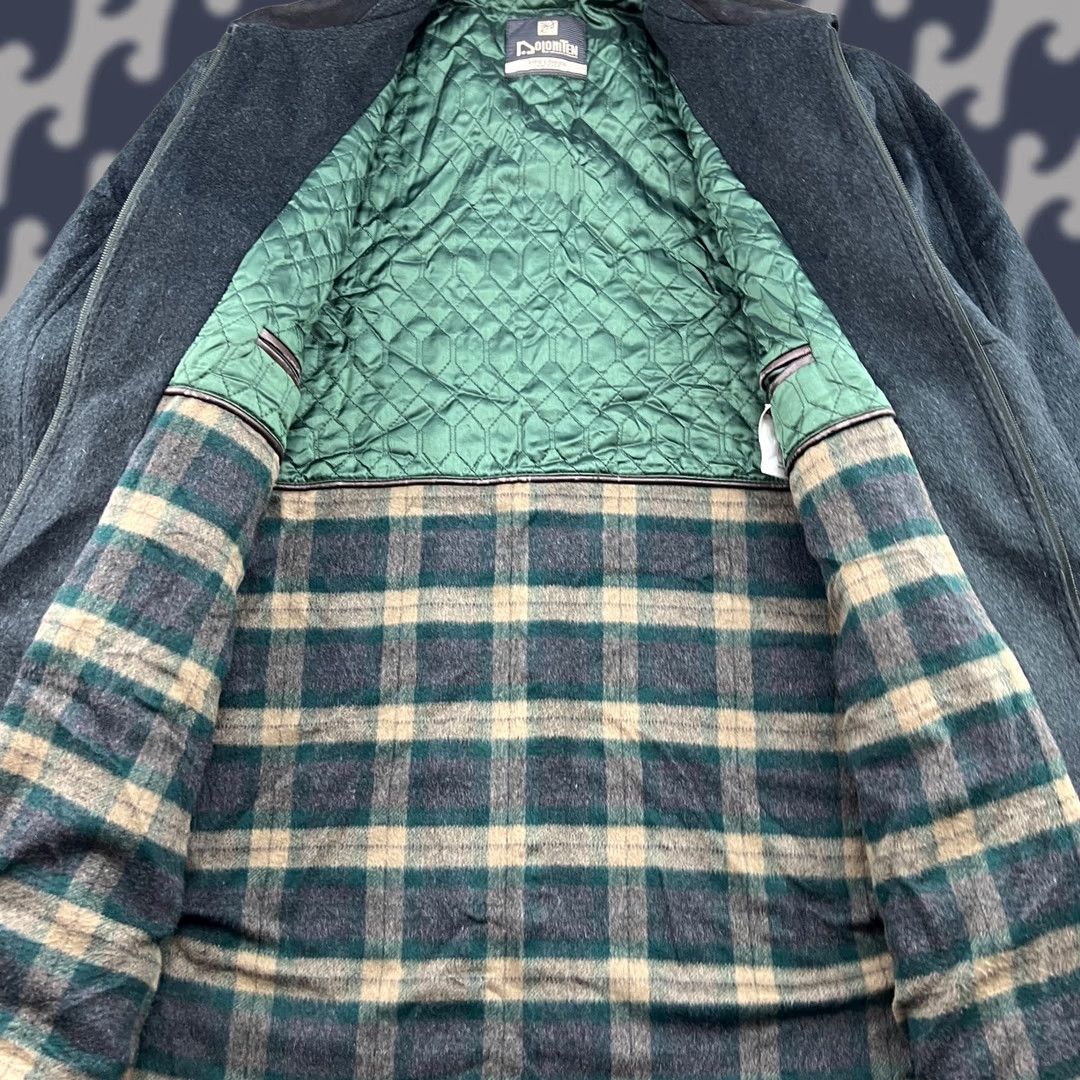Vintage Dolomiten Sportswear Coat Mens Trench Coat Wool Lined Loden Green 52 Regular Wool Mohair Size US L / EU 52-54 / 3 - 1 Thumbnail