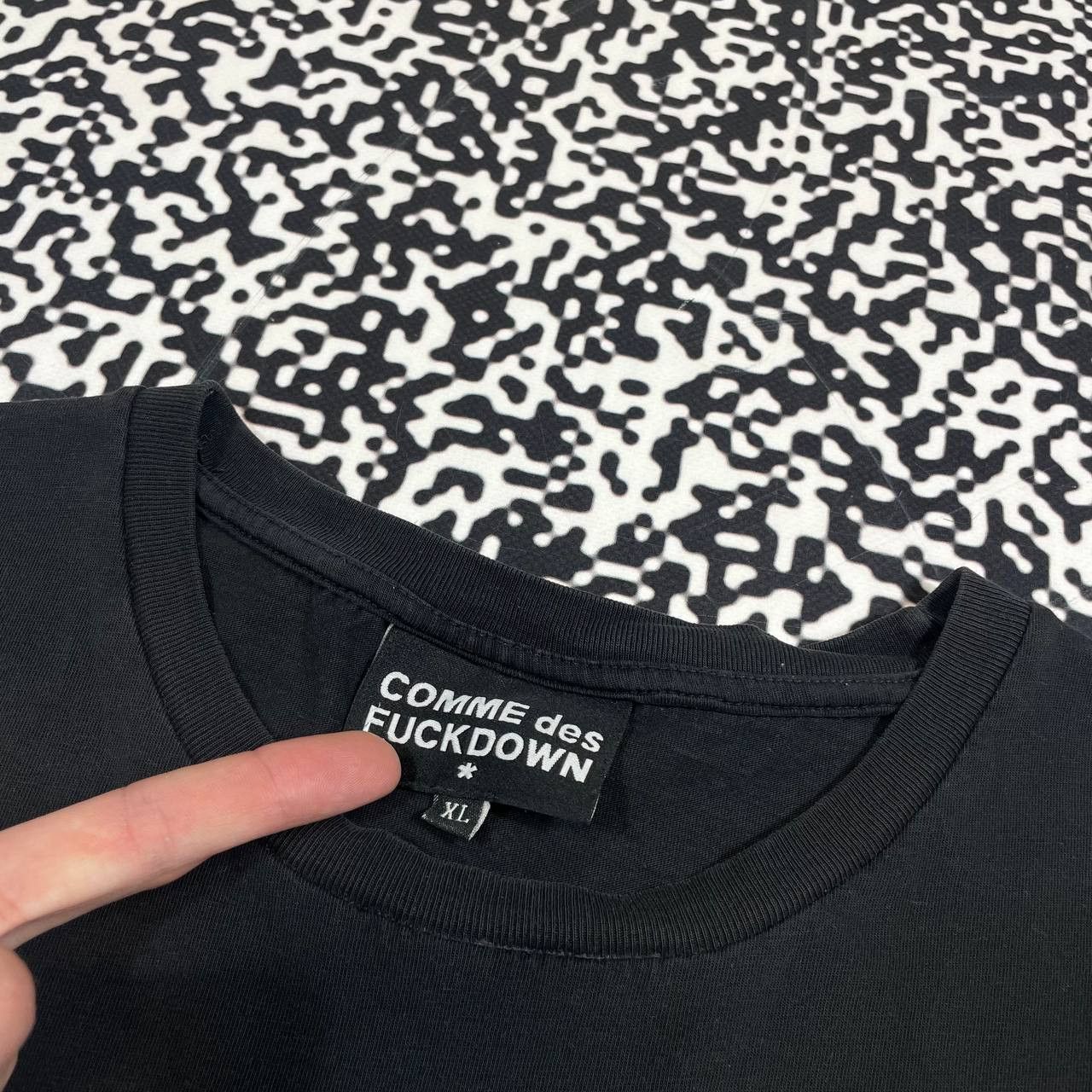 Comme Des Fuck Down Vintage Y2K Comme Des Fuck Down Faded Boxy T-shirt Size US XL / EU 56 / 4 - 8 Thumbnail