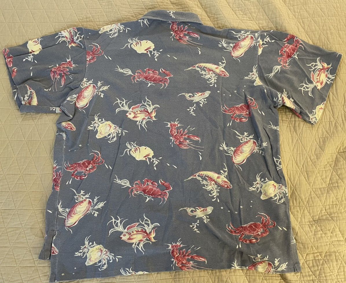 Polo Ralph Lauren × Vintage Seafood Print Polo Size US XL / EU 56 / 4 - 4 Thumbnail